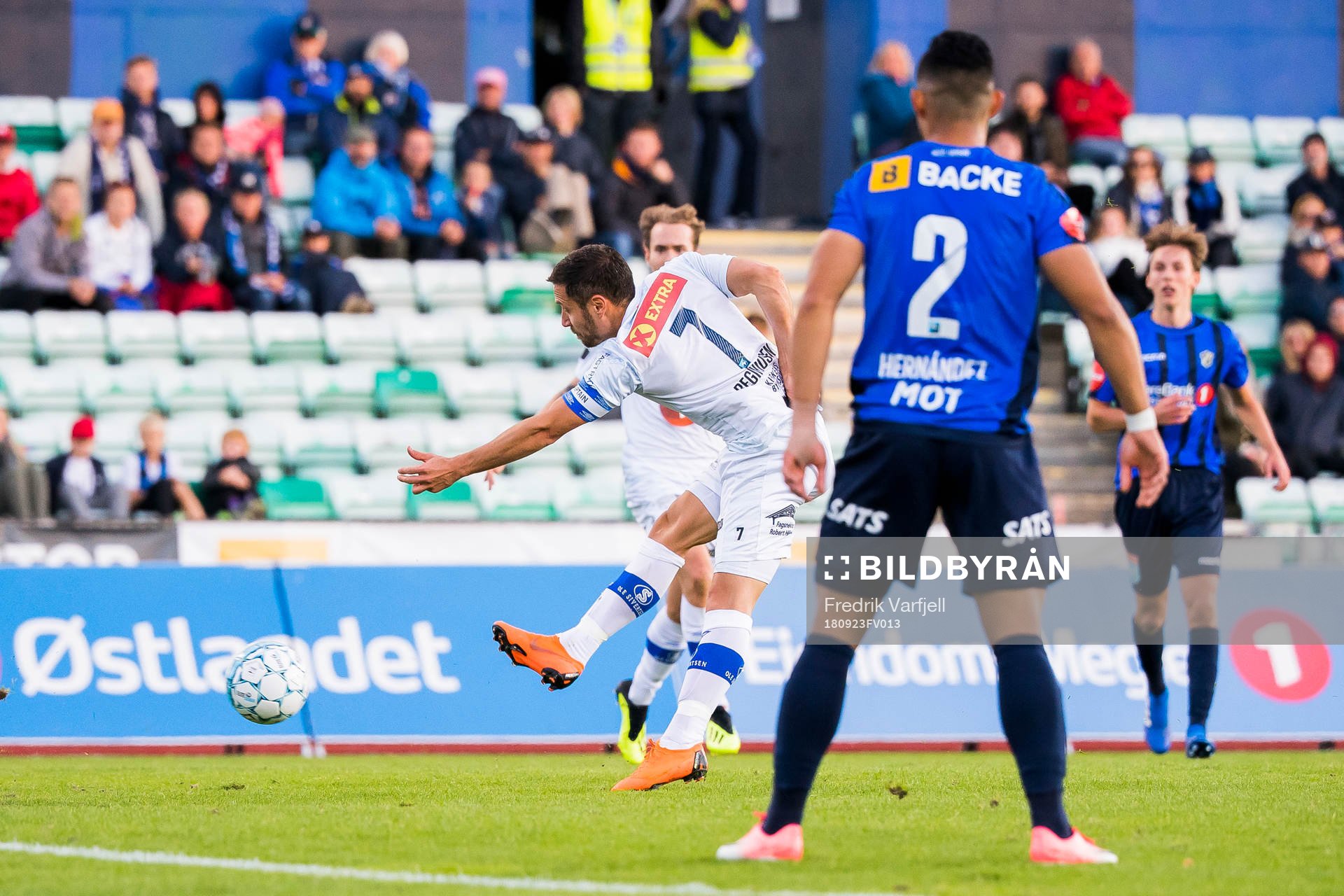 Mads Reginiussen of Ranheim scores 0-1