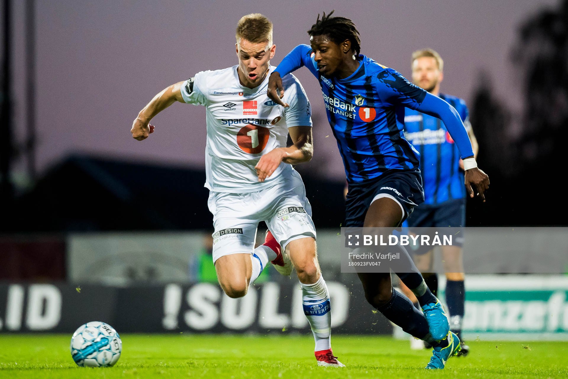 Øyvind Alseth of Ranheim and Moussa Njie of Stabæk