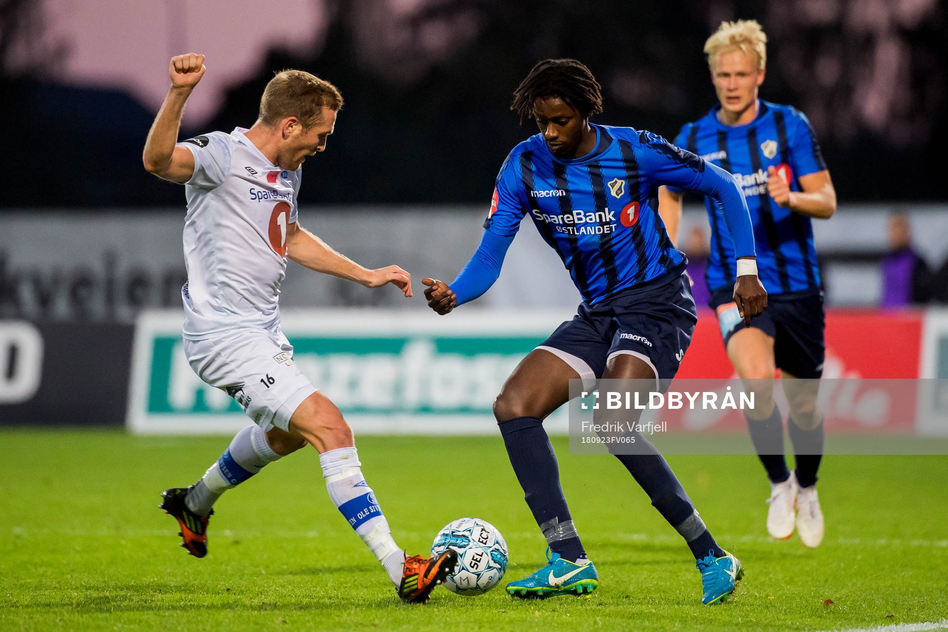 Kristoffer Løkberg of Ranheim and Moussa Njie of Stabæk