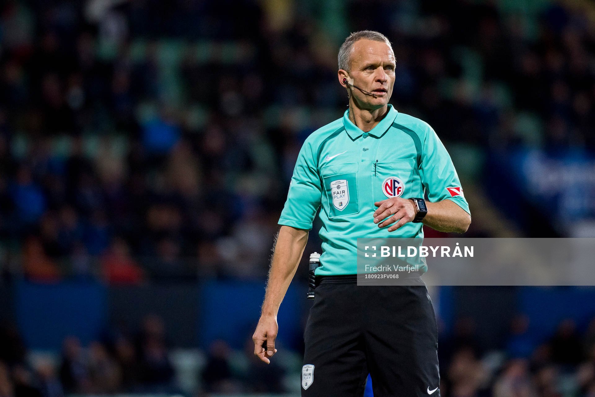 Referee Tommy Skjerven