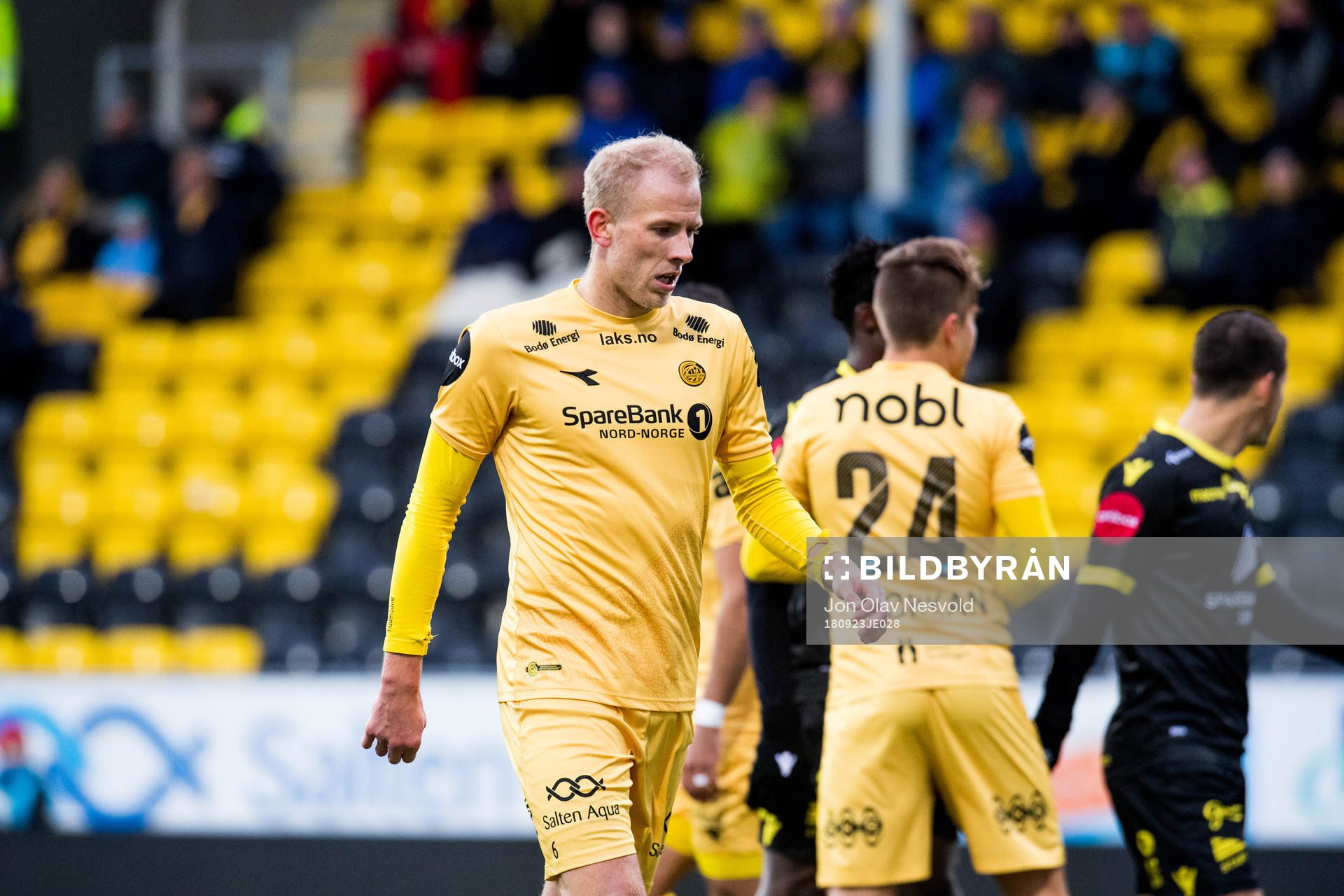 Vegard Leikvoll Moberg of Bodø/Glimt looks dejected