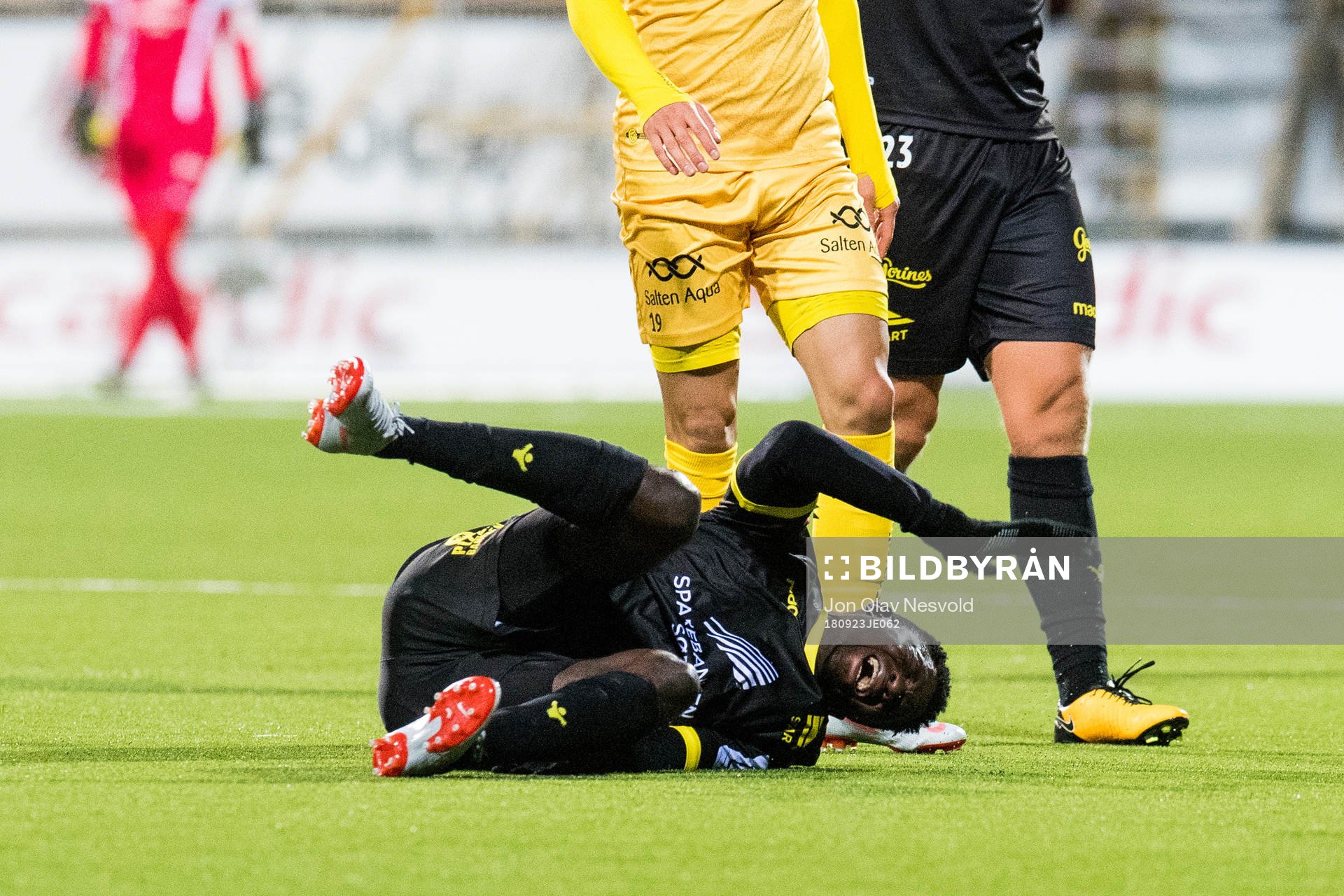 Afeez Aremu of Start with an injury