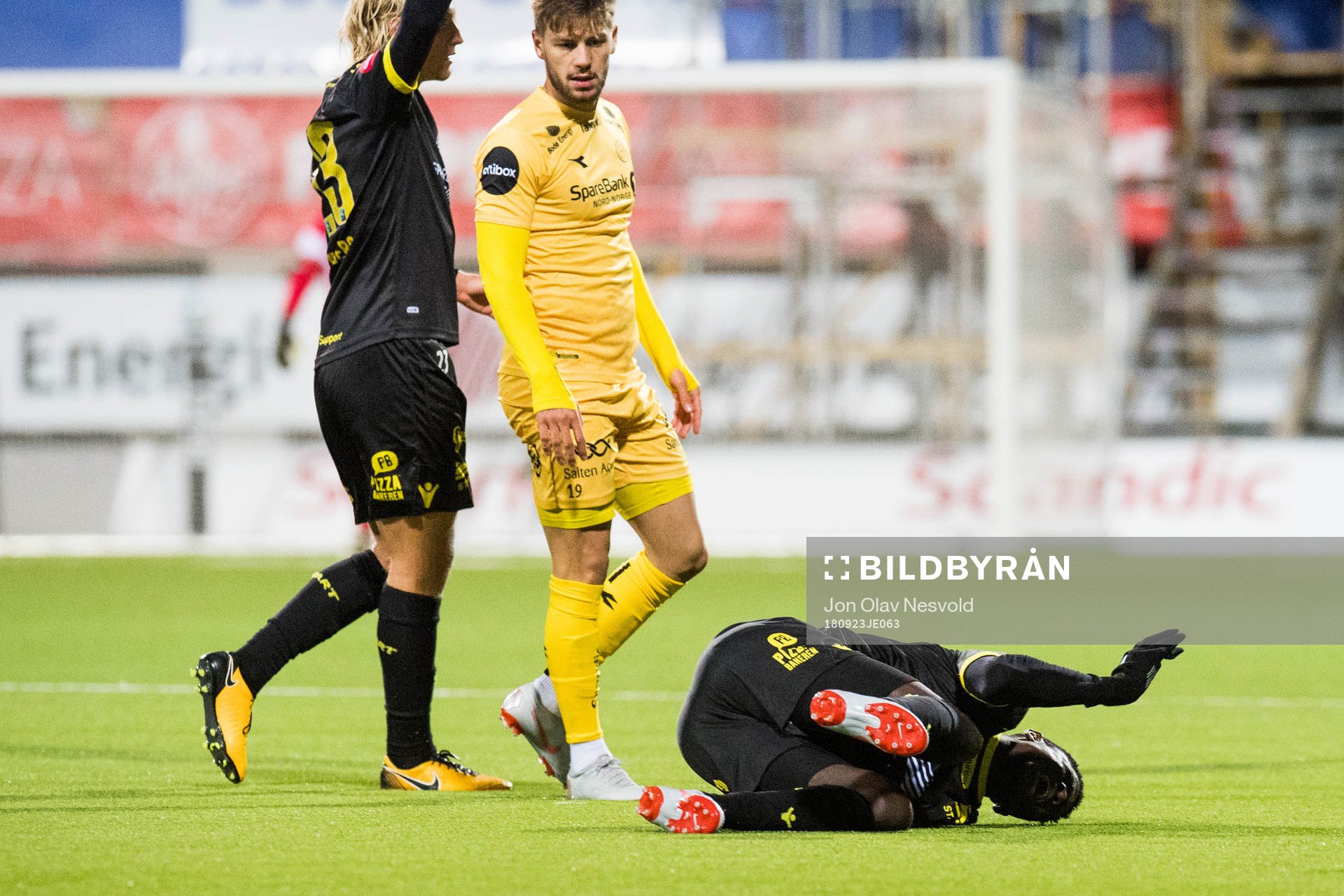 Afeez Aremu of Start with an injury
