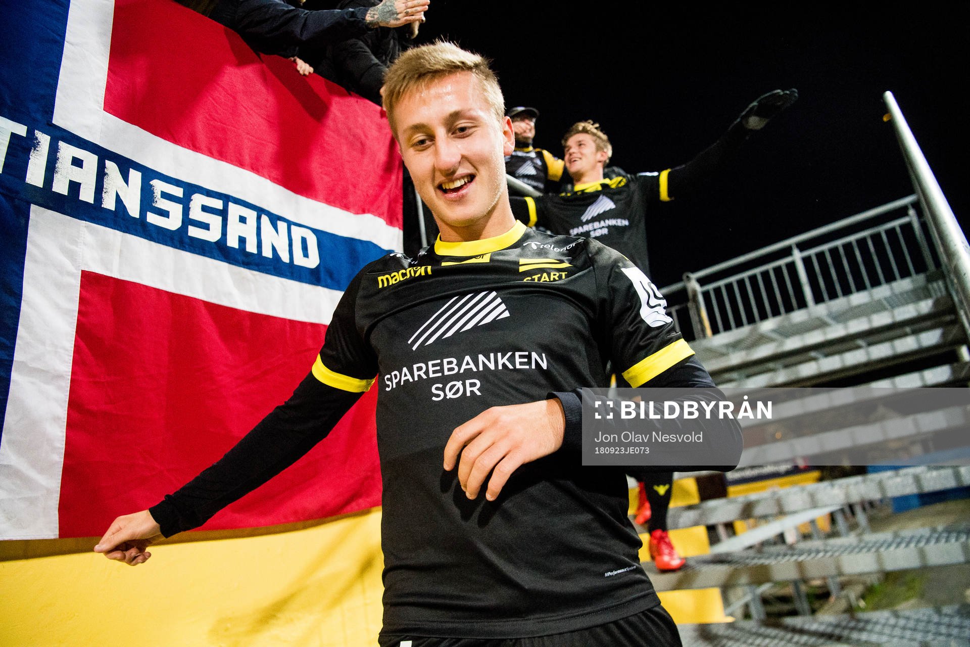 Adnan Hadzic of Start celebrates