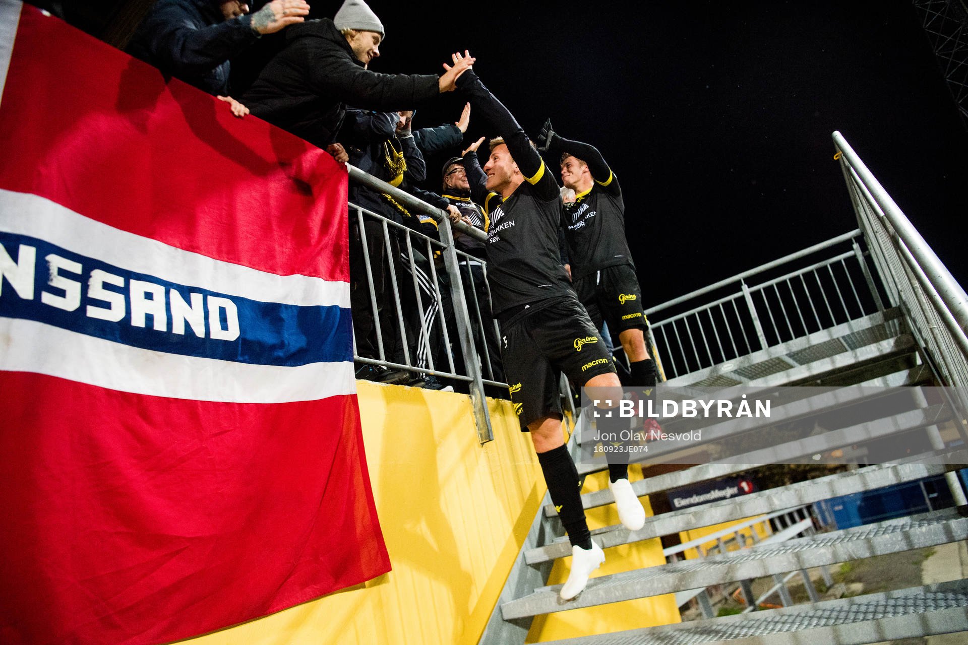 Adnan Hadzic of Start celebrates