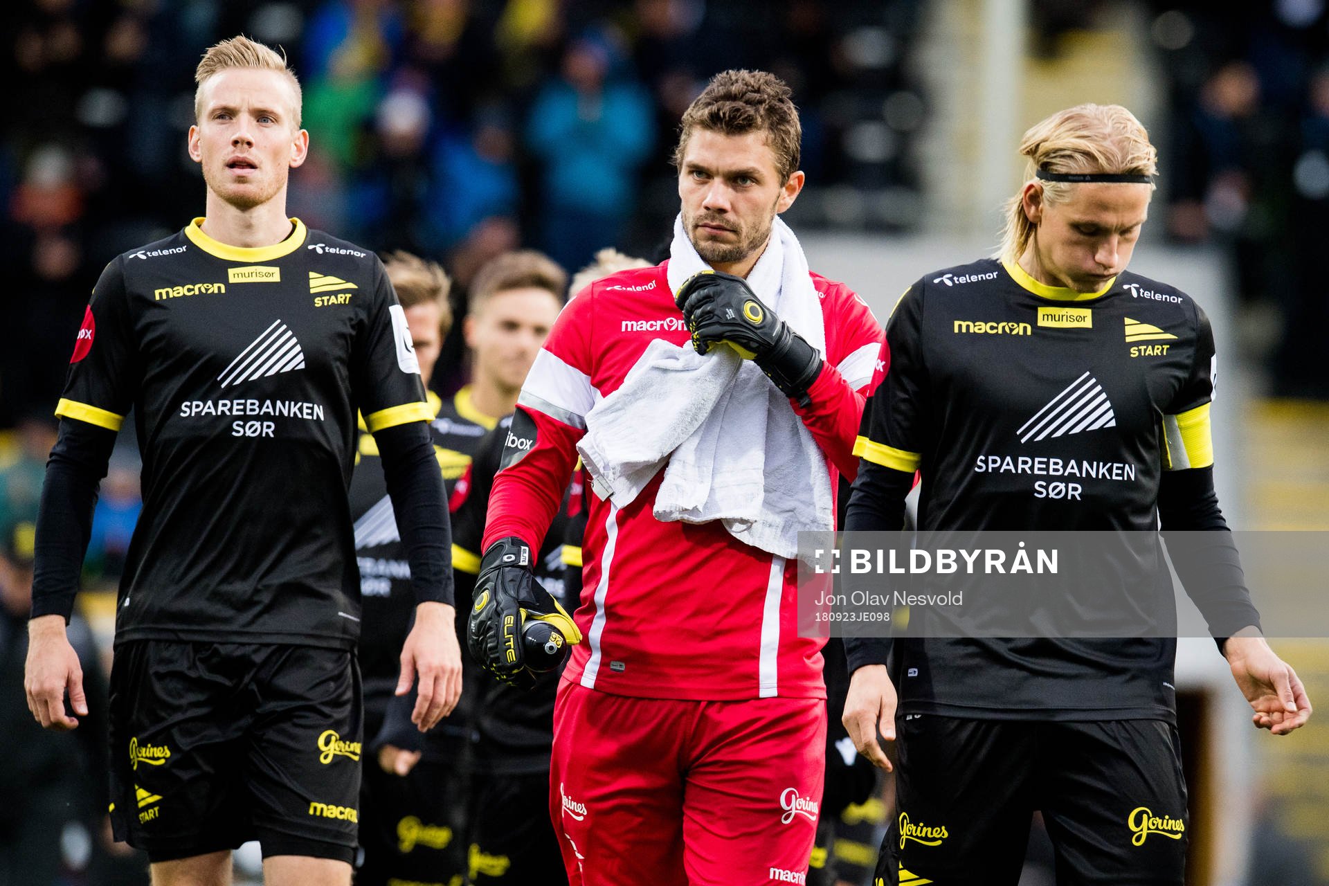 Goalkeeper Jonas Deumeland of Start