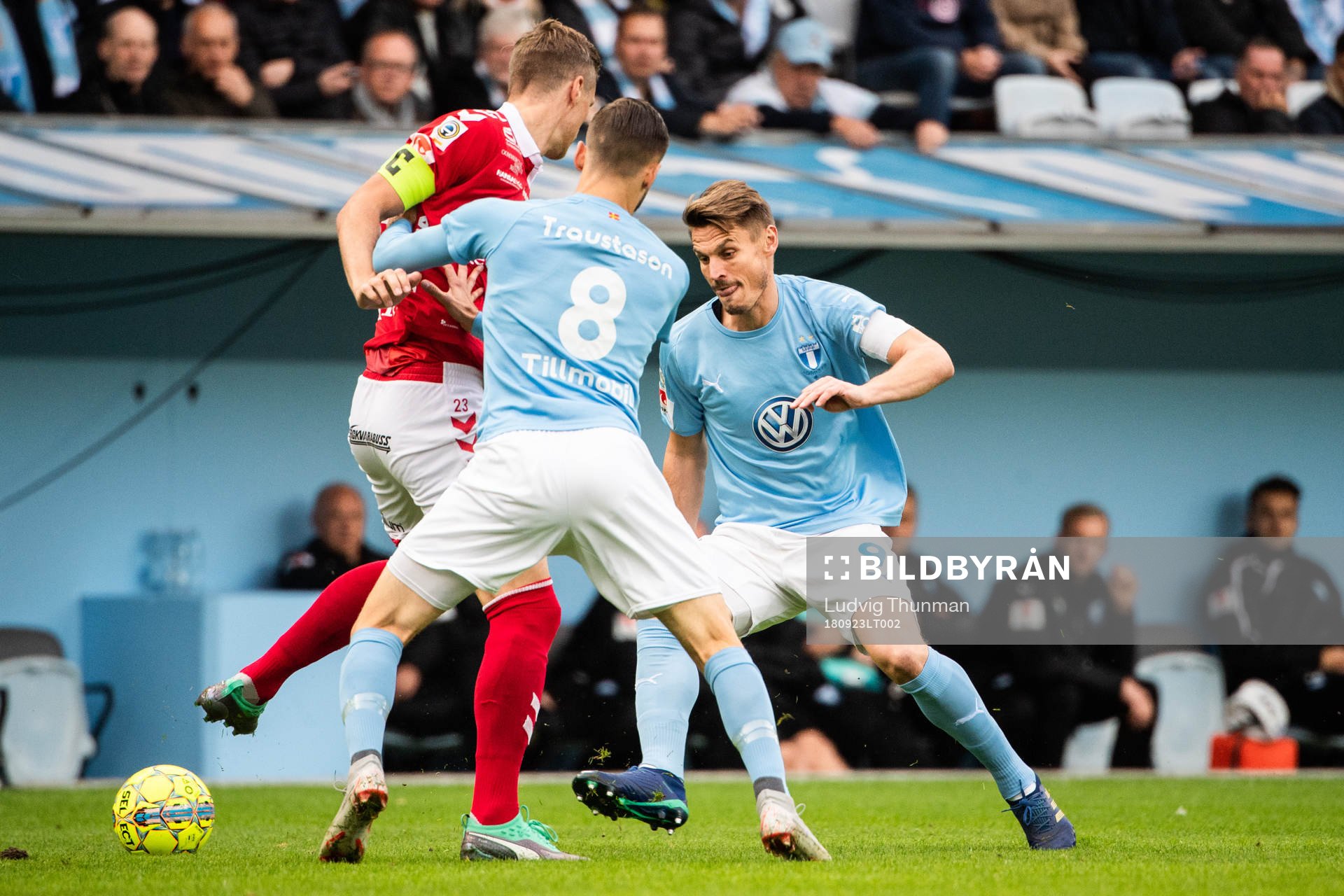 Malmö FFs Markus Rosenberg och Arnór Ingvi Traustason