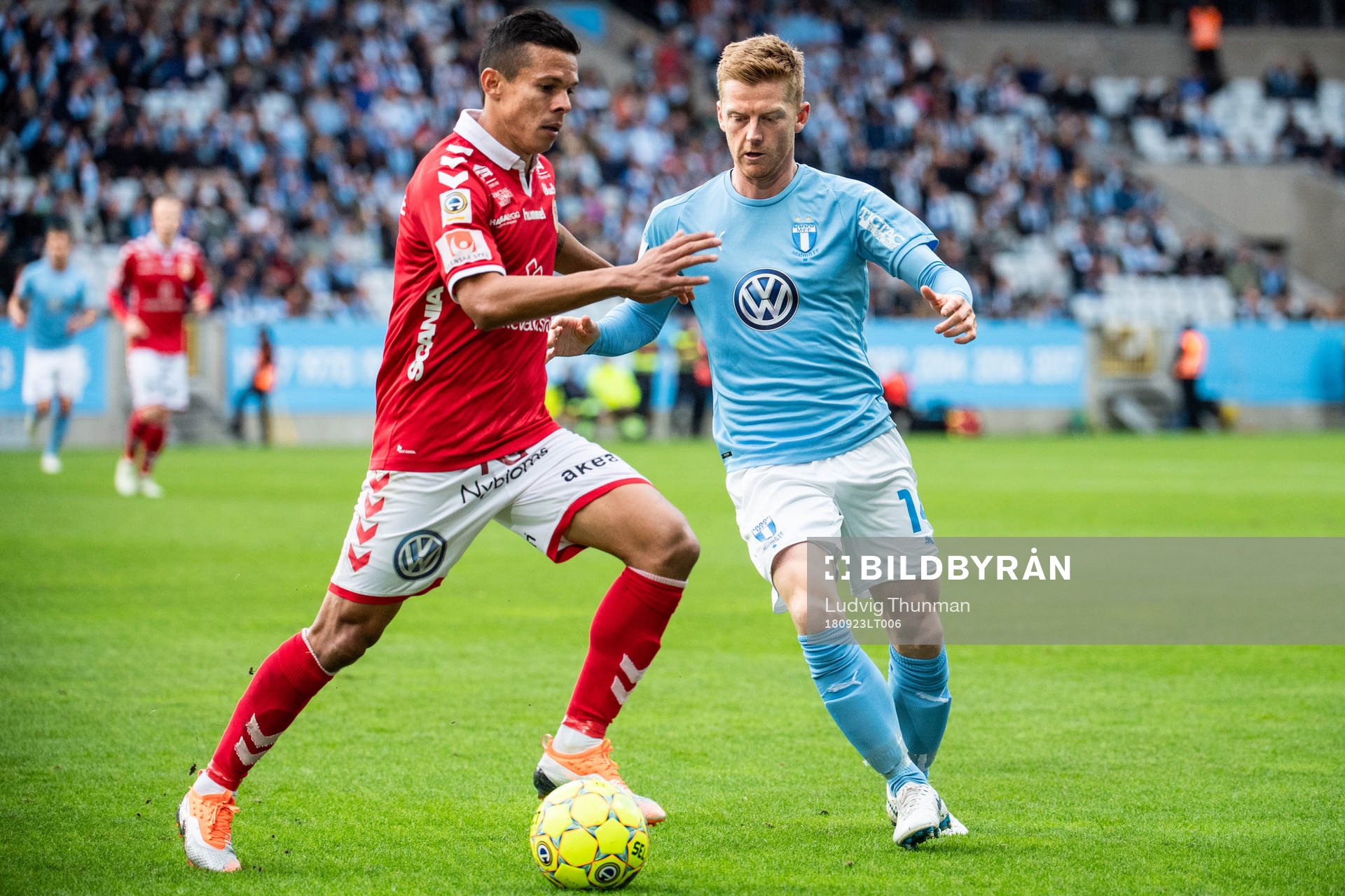 Kalmars Romário Pereira Sipião och Malmö FFs Anders