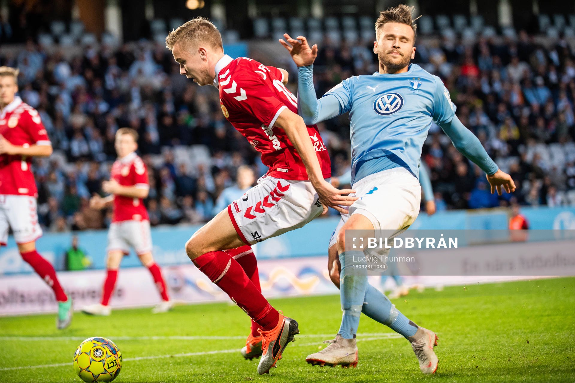 Kalmars Johan Stenmark och Malmö FFs Arnór Ingvi