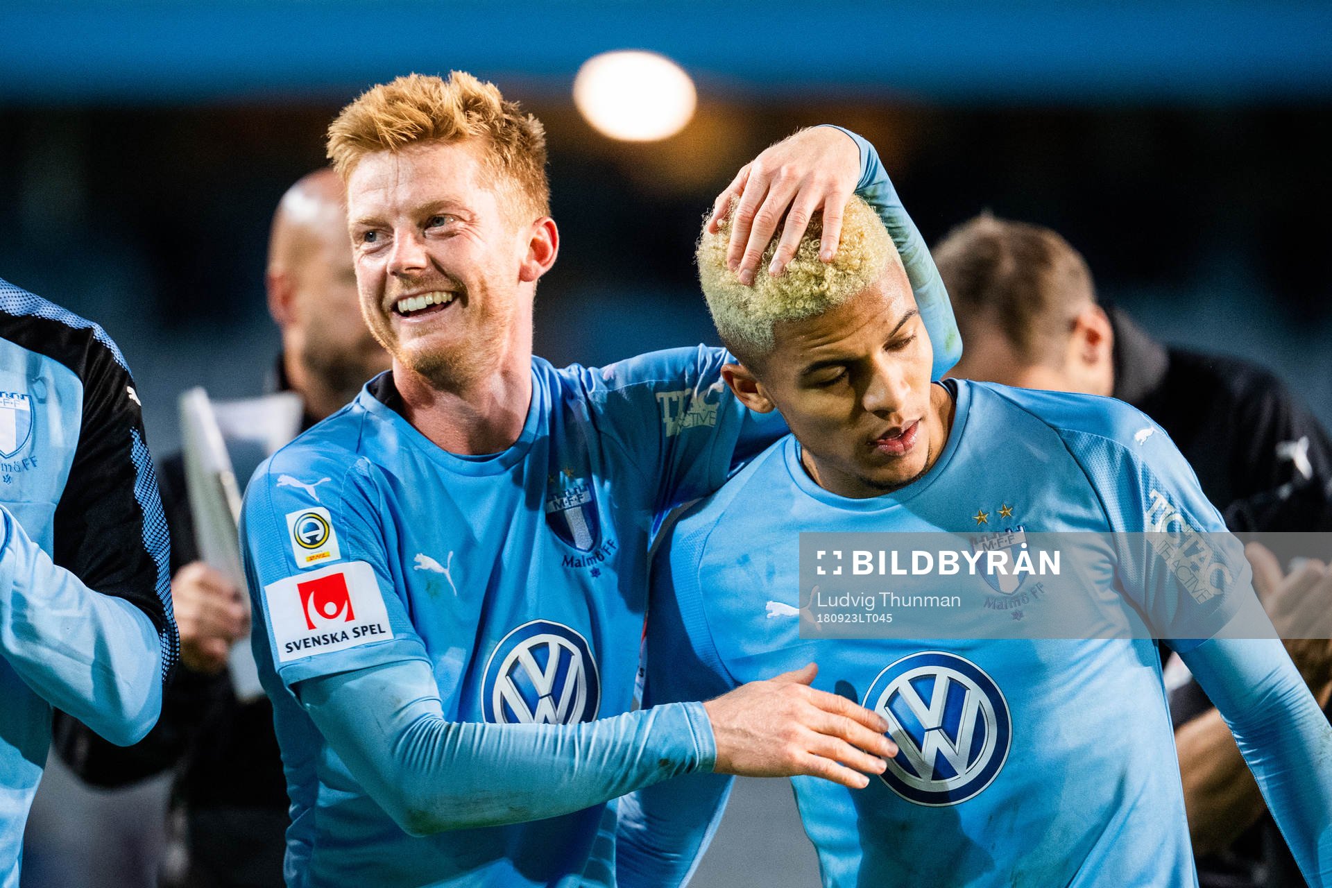 Malmö FFs Anders Christiansen kramar om Romain Gall
