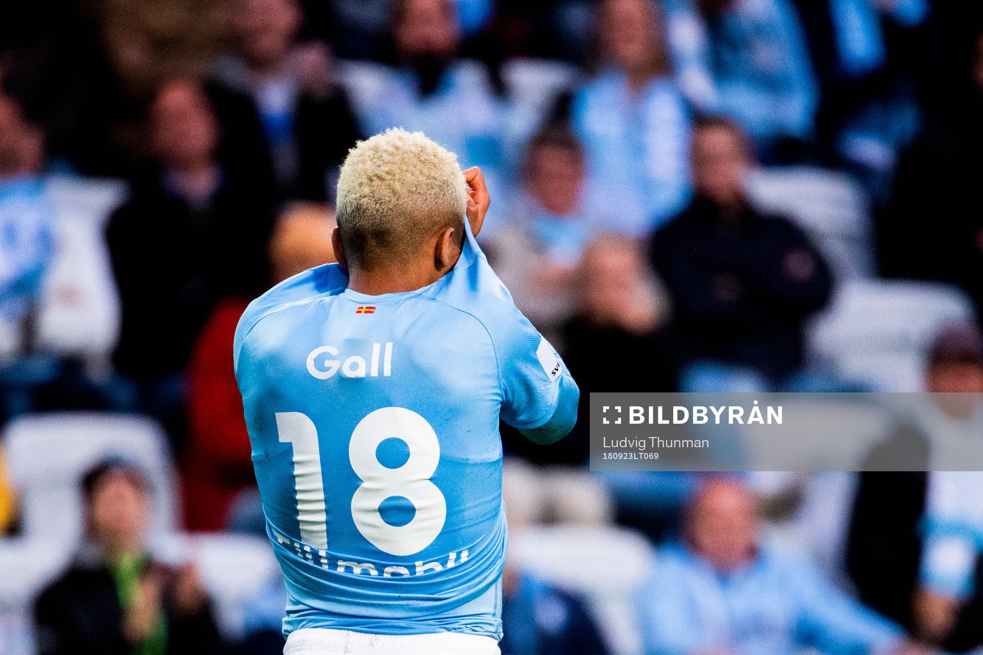 Malmö FFs Romain Gall deppar