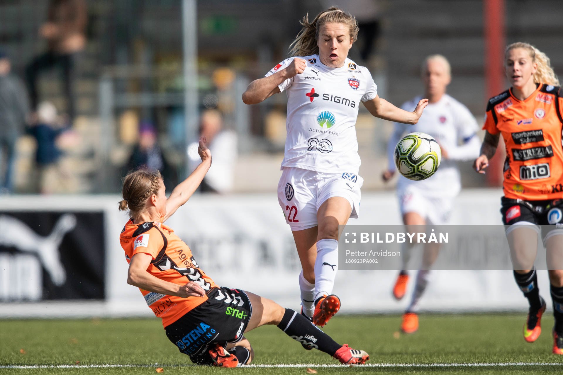 Rosengårds Fiona Brown och Kristianstads Sif Atladottir