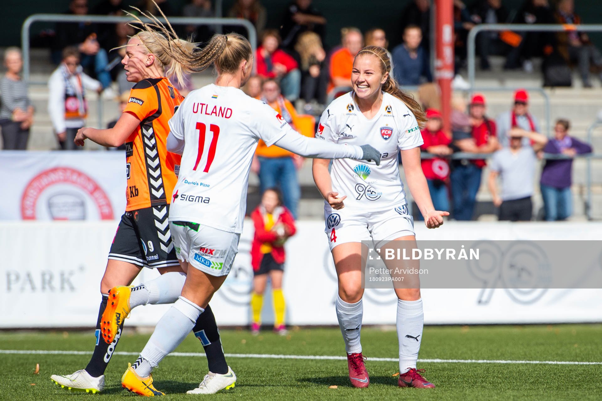 Rosengårds Glodis Perla Viggosdottir jublar
