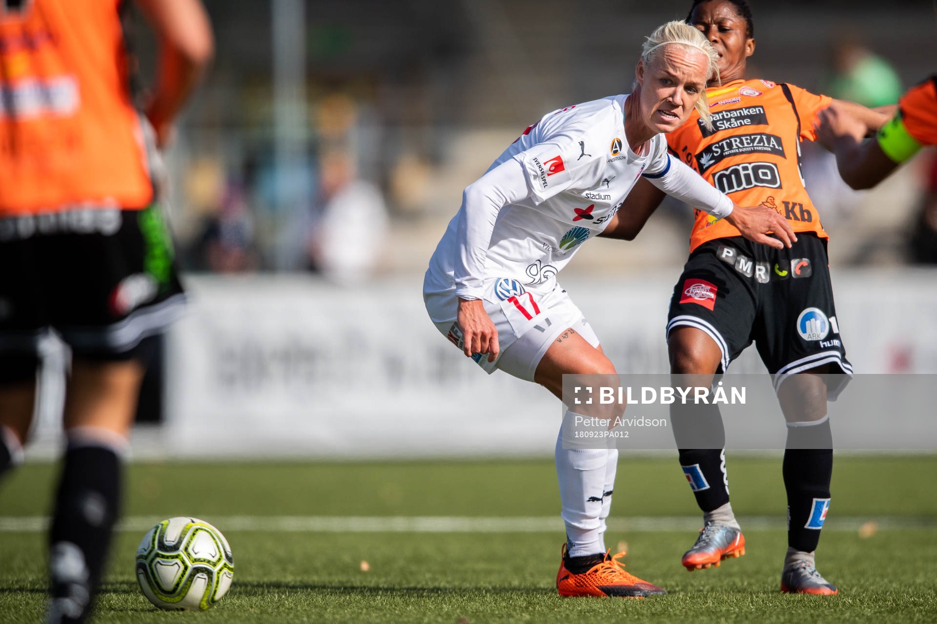 Rosengårds Caroline Seger och Kristianstads Ogonna Chukwudi