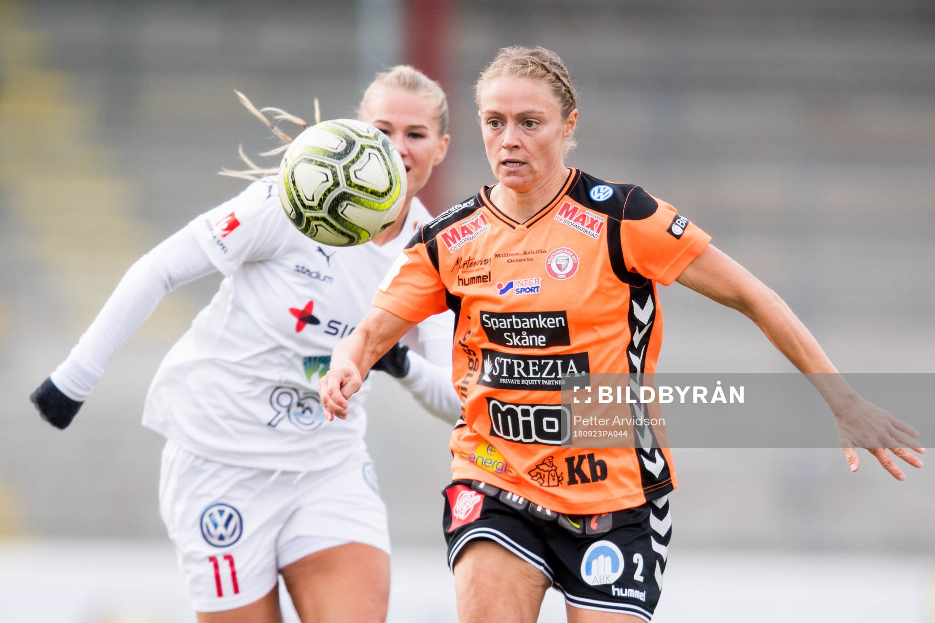 Kristianstads Sif Atladottir och Rosengårds Lisa-Marie