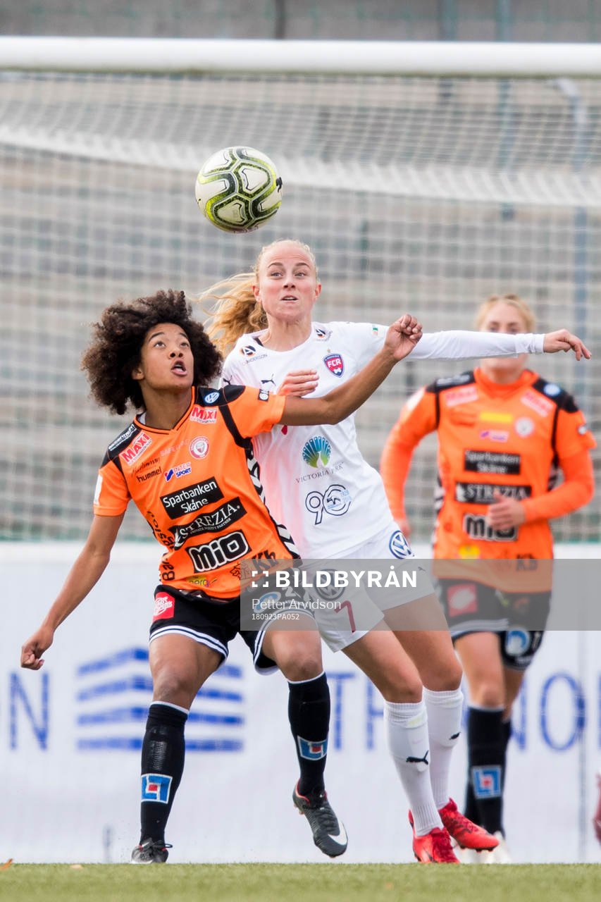 Kristianstads Evelina Duljan och Rosengårds Ebba Wieder