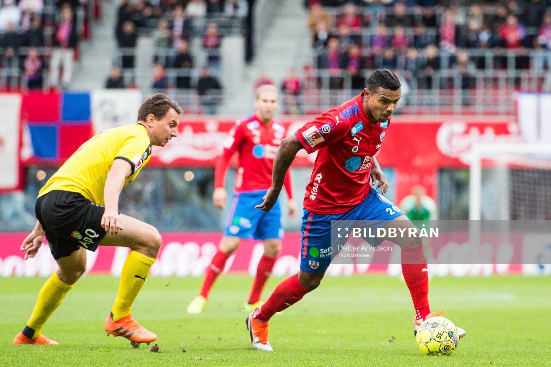 Helsingborgs Wanderson Do Carmo och Frejs Marcus Hansson