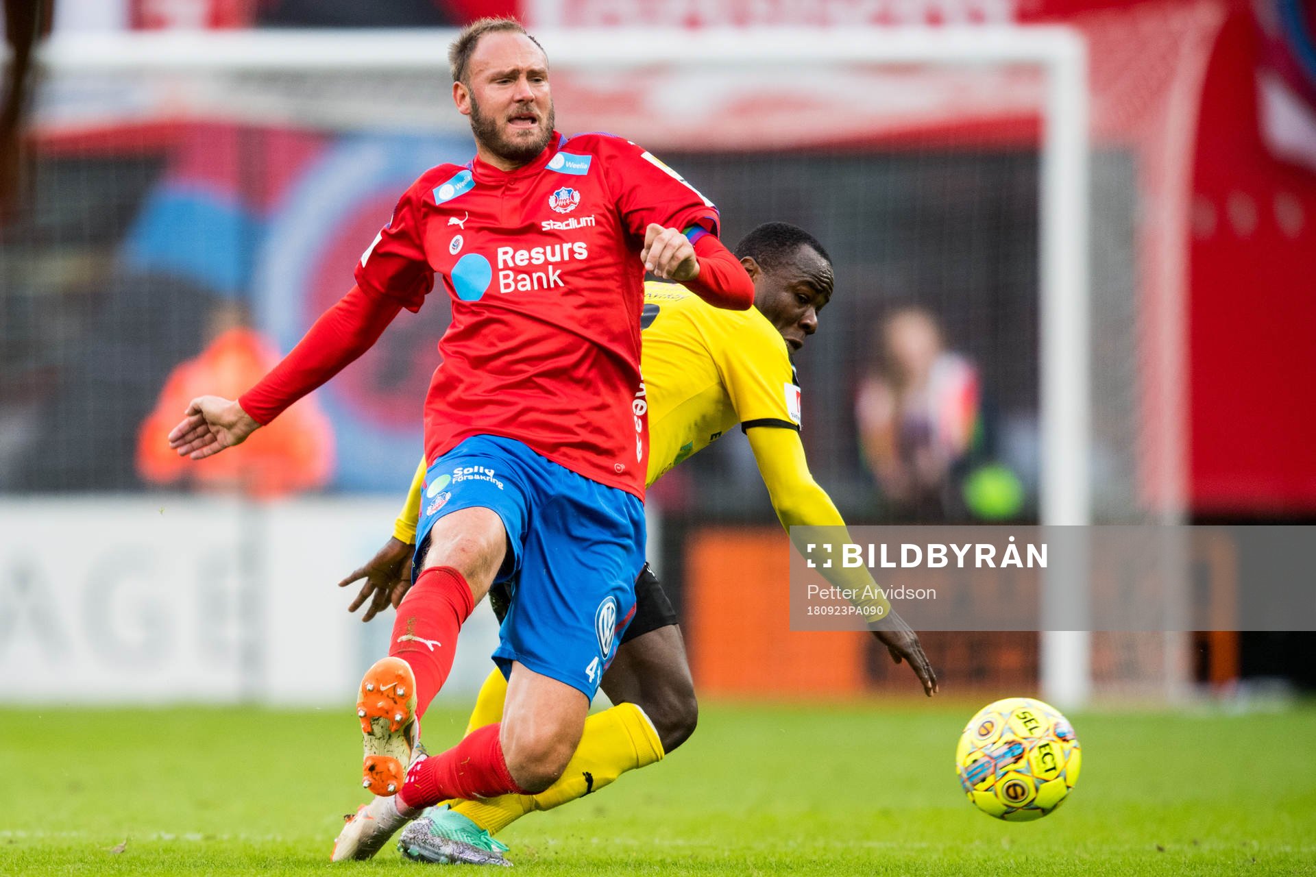 Helsingborgs Andreas Granqvist och Frejs Nsima Peter