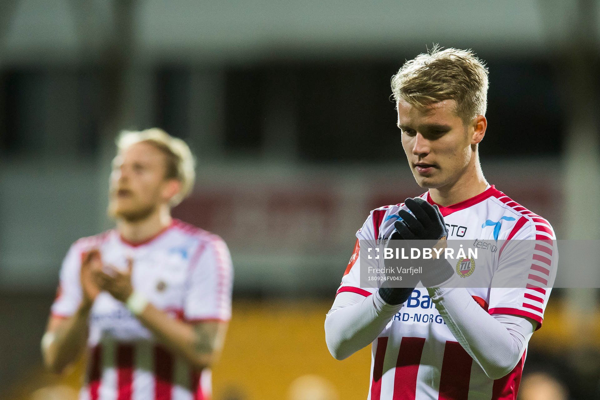 Mikael Nord Ingebrigtsen of Tromsø looks dejected