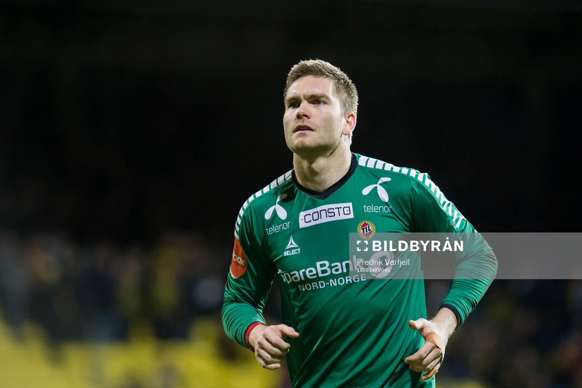 Goalkeeper Gudmund Kongshavn of Tromsø looks dejected