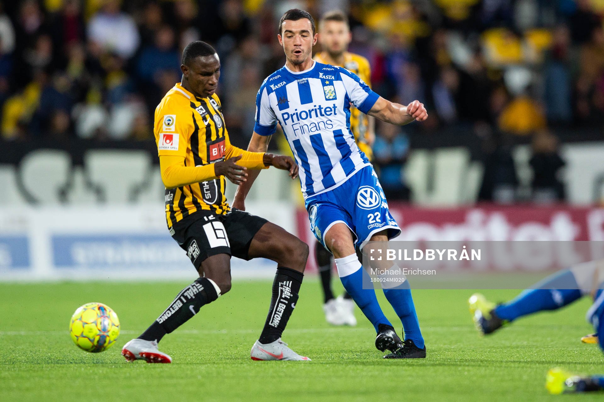 IFK Göteborgs Giorgi Kharaishvili och Häckens Elohor