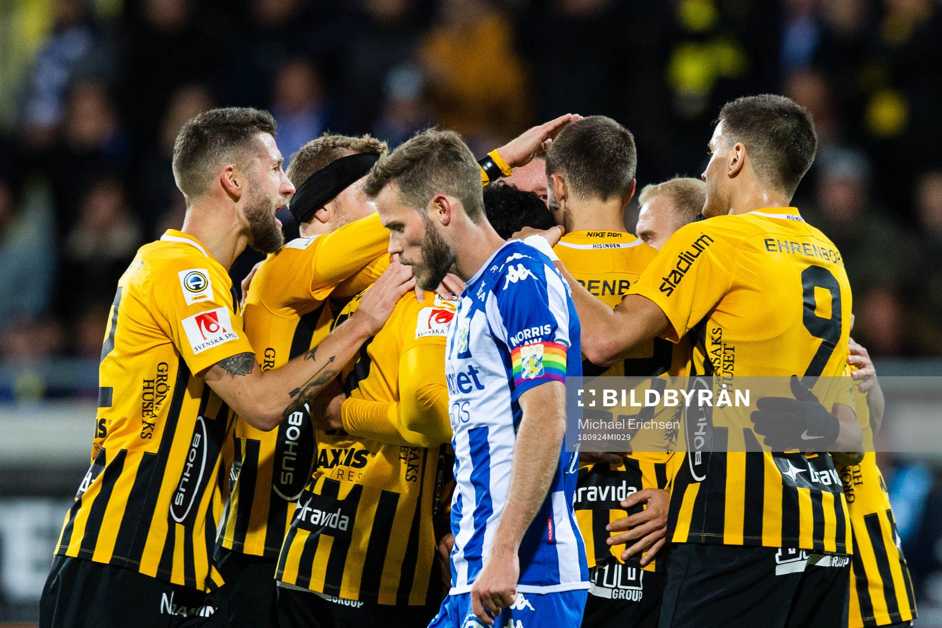 IFK Göteborgs Emil Salomonsson deppar medan Häckens