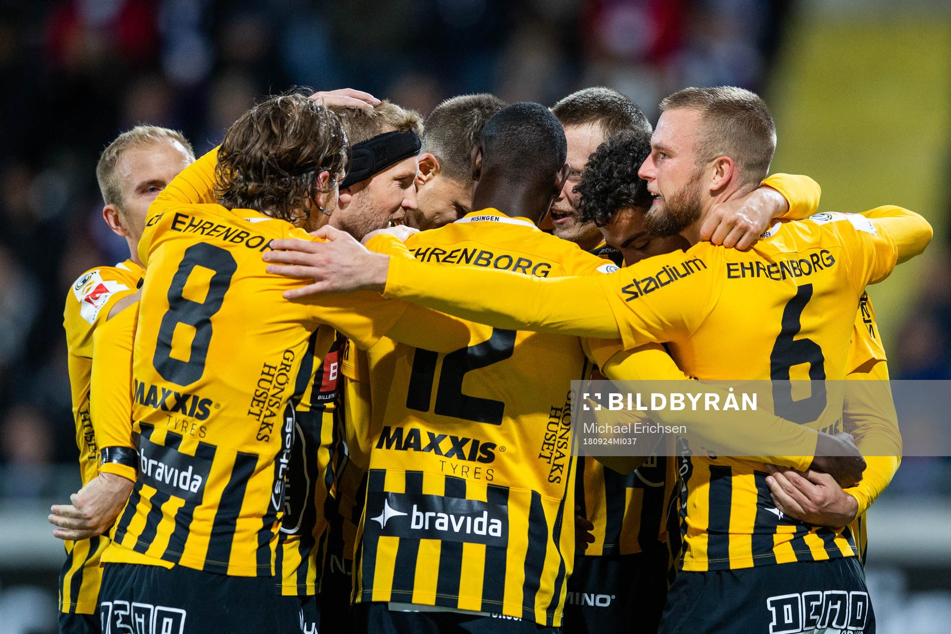 Häckens Daleho Irandust (mitten ej synlig) jublar med