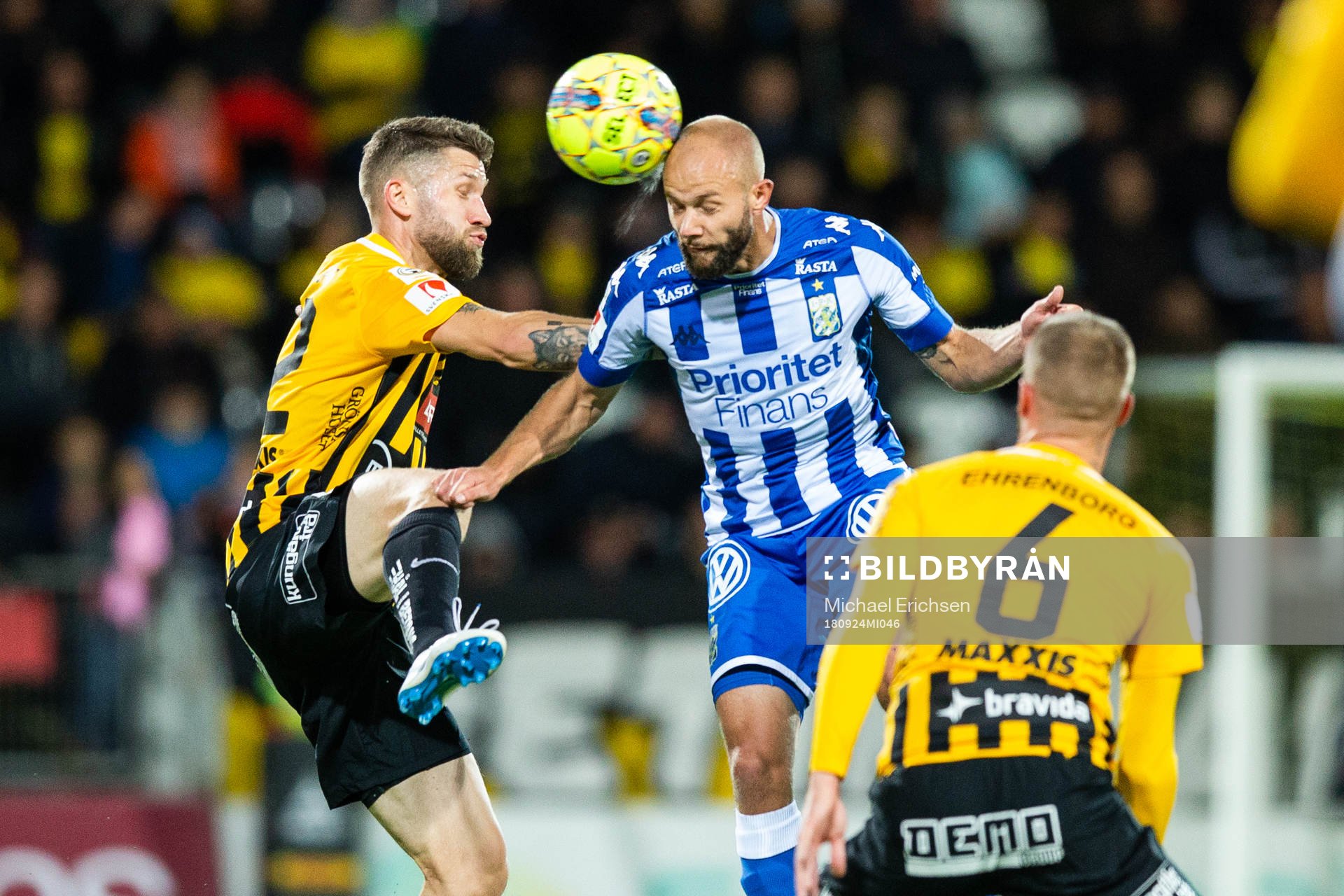 IFK Göteborgs Robin Söder och Häckens Joona Toivo