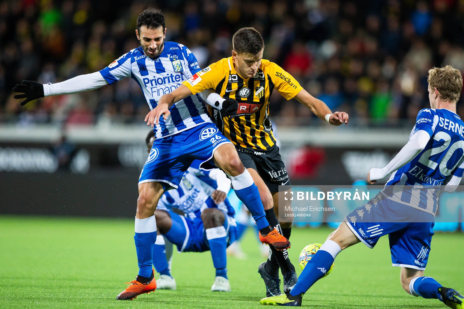 IFK Göteborgs André Calisir och Häckens Alexander