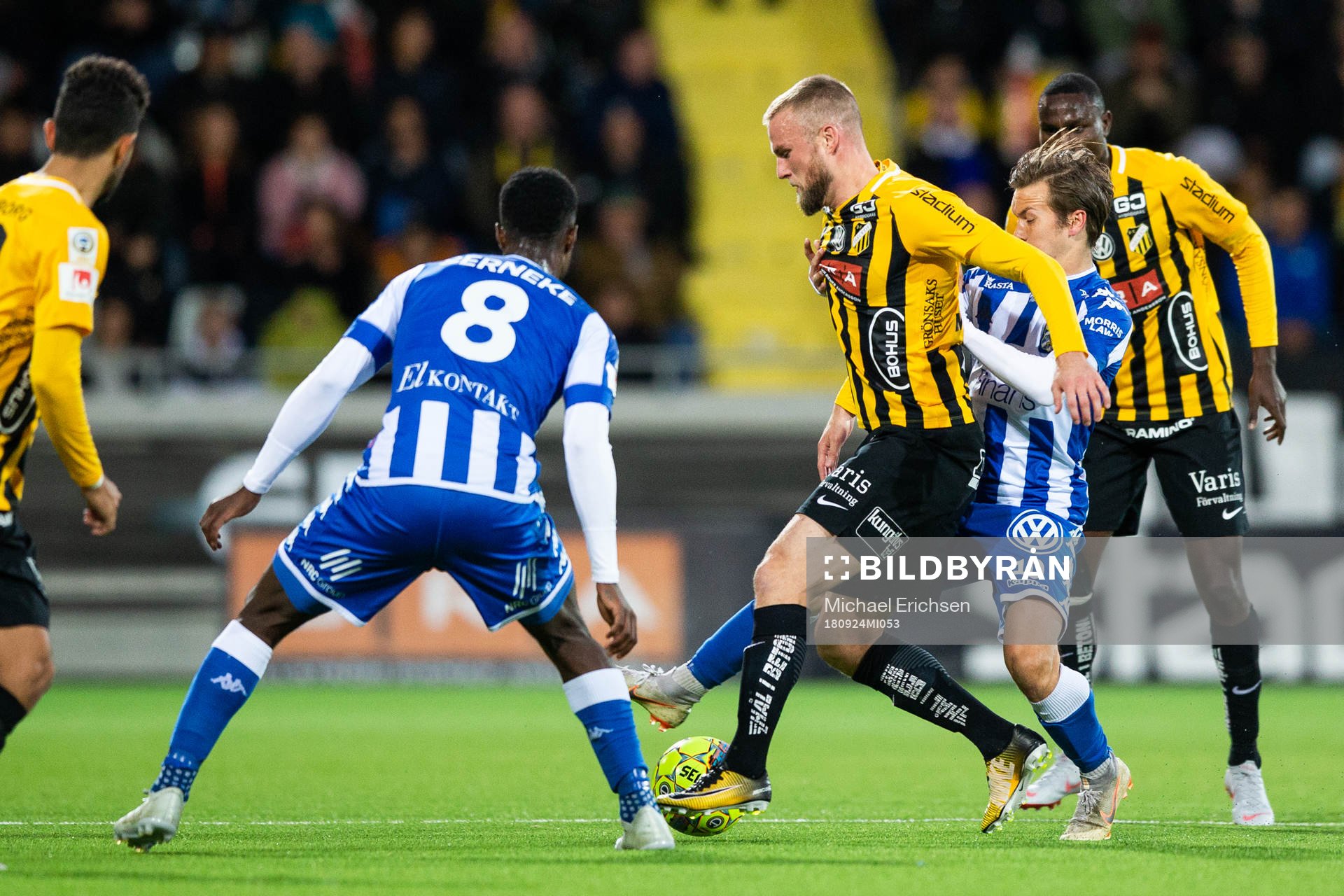 Häckens Alexander Faltsetas och IFK Göteborgs Patrik