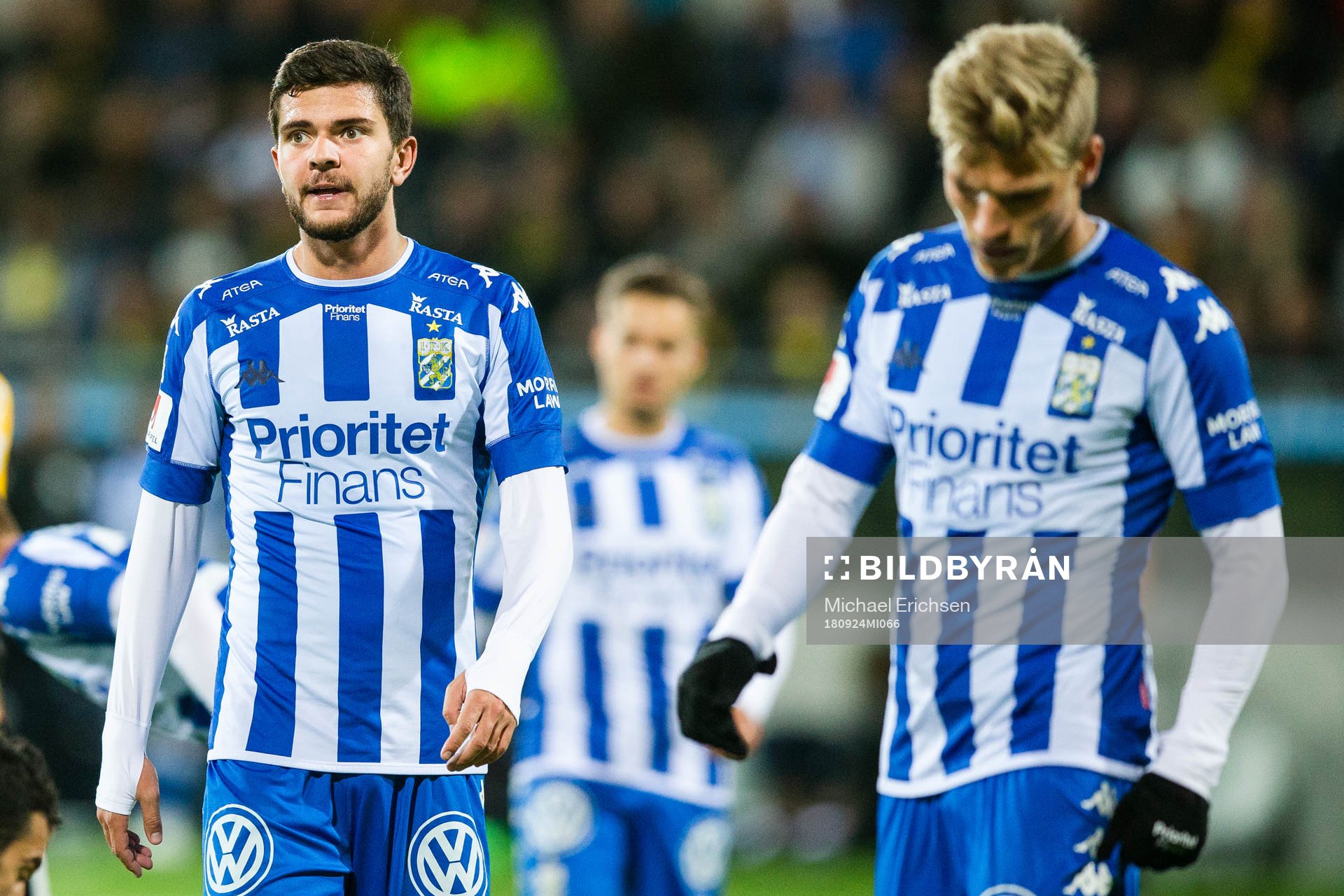 IFK Göteborgs Fredrik Oldrup Jensen deppar