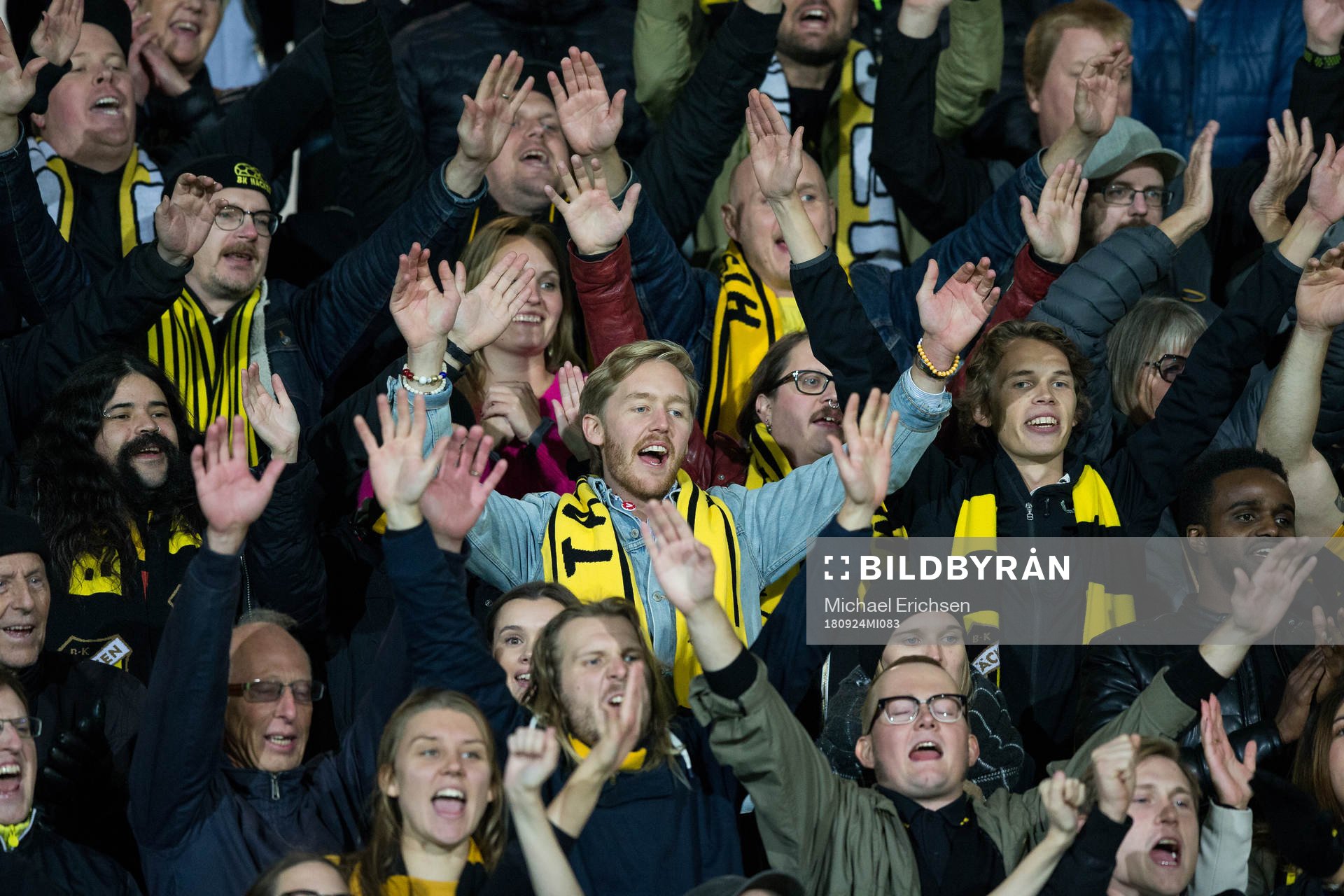 Häcken supportrar