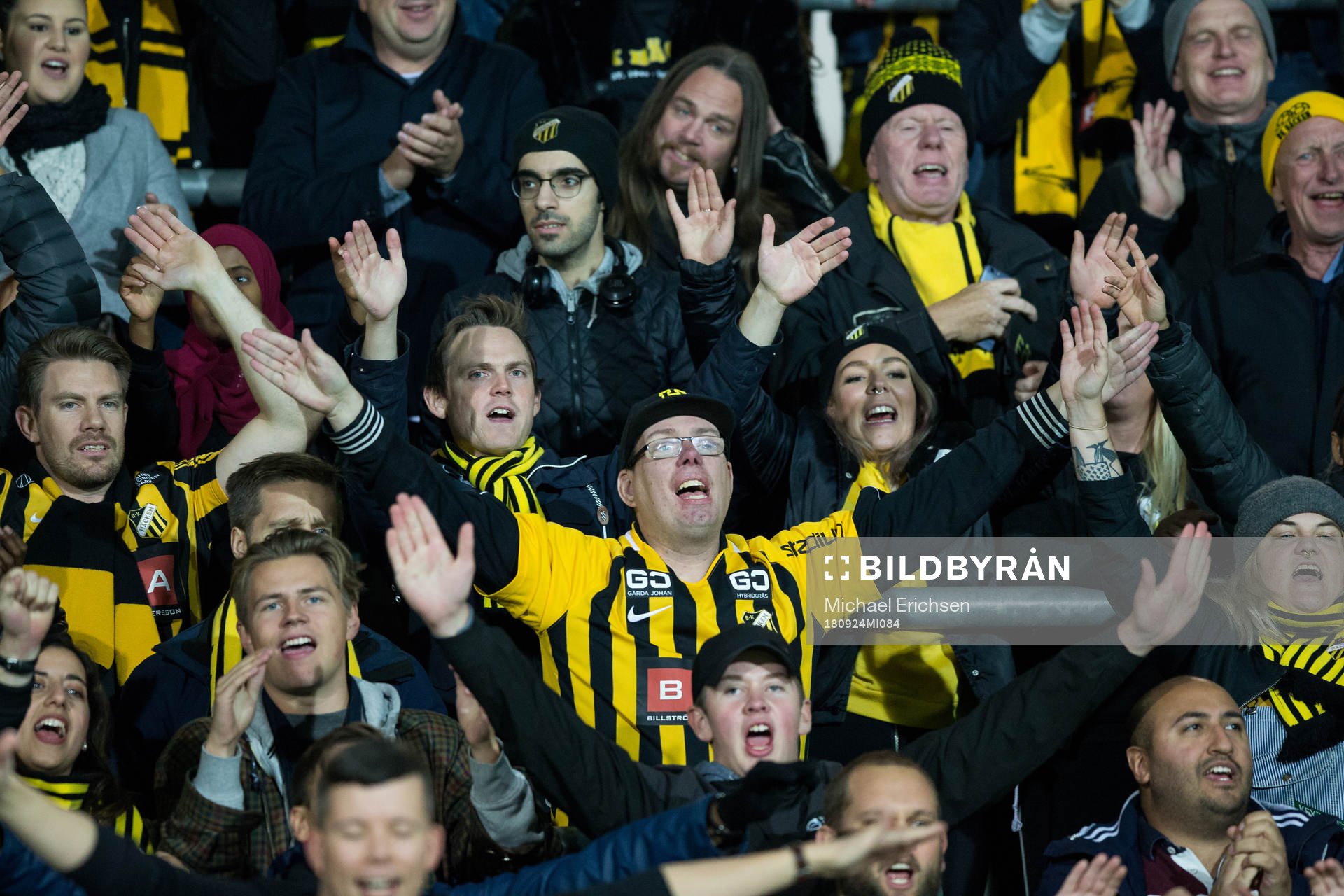 Häcken supportrar