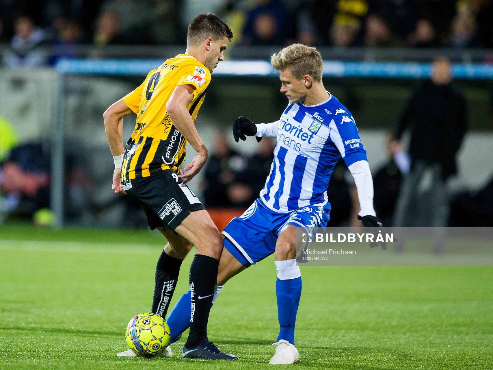 Häckens Alexander Jeremejeff och IFK Göteborgs Carl