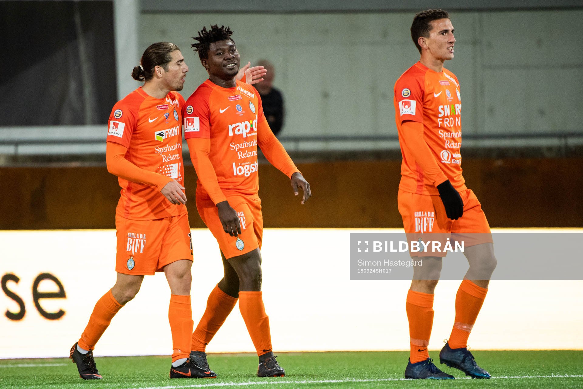 AFC Eskilstunas Christian Miljevic, Onyedikachkwu Samuel