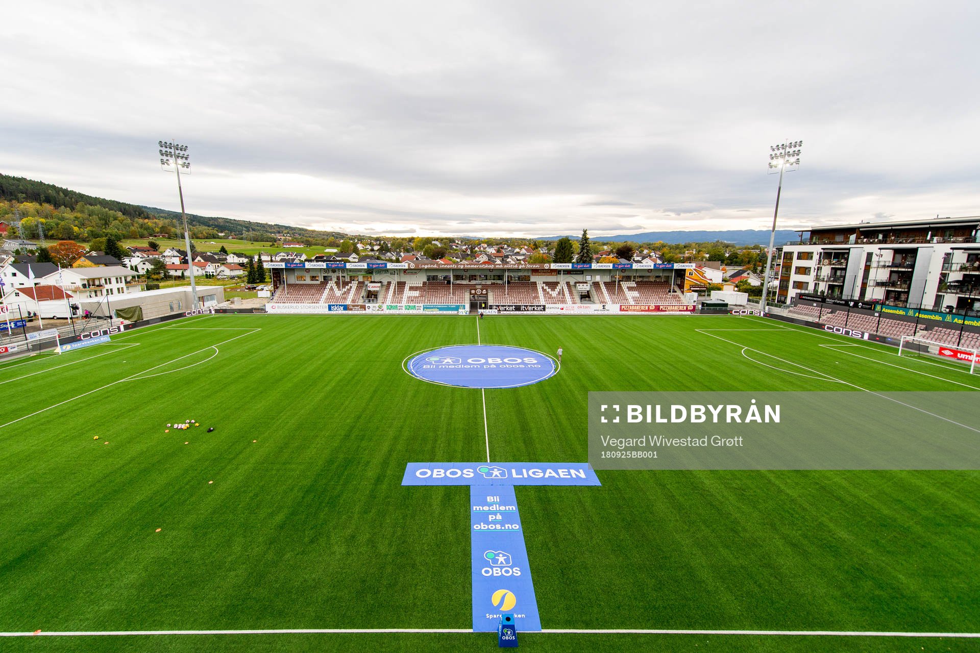 General view of Isachsen stadion