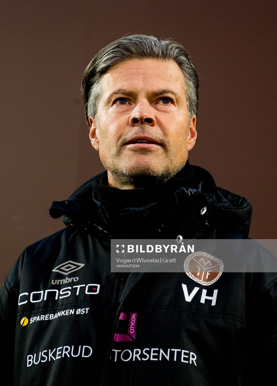 Vegard Hansen, head coach of Mjøndalen