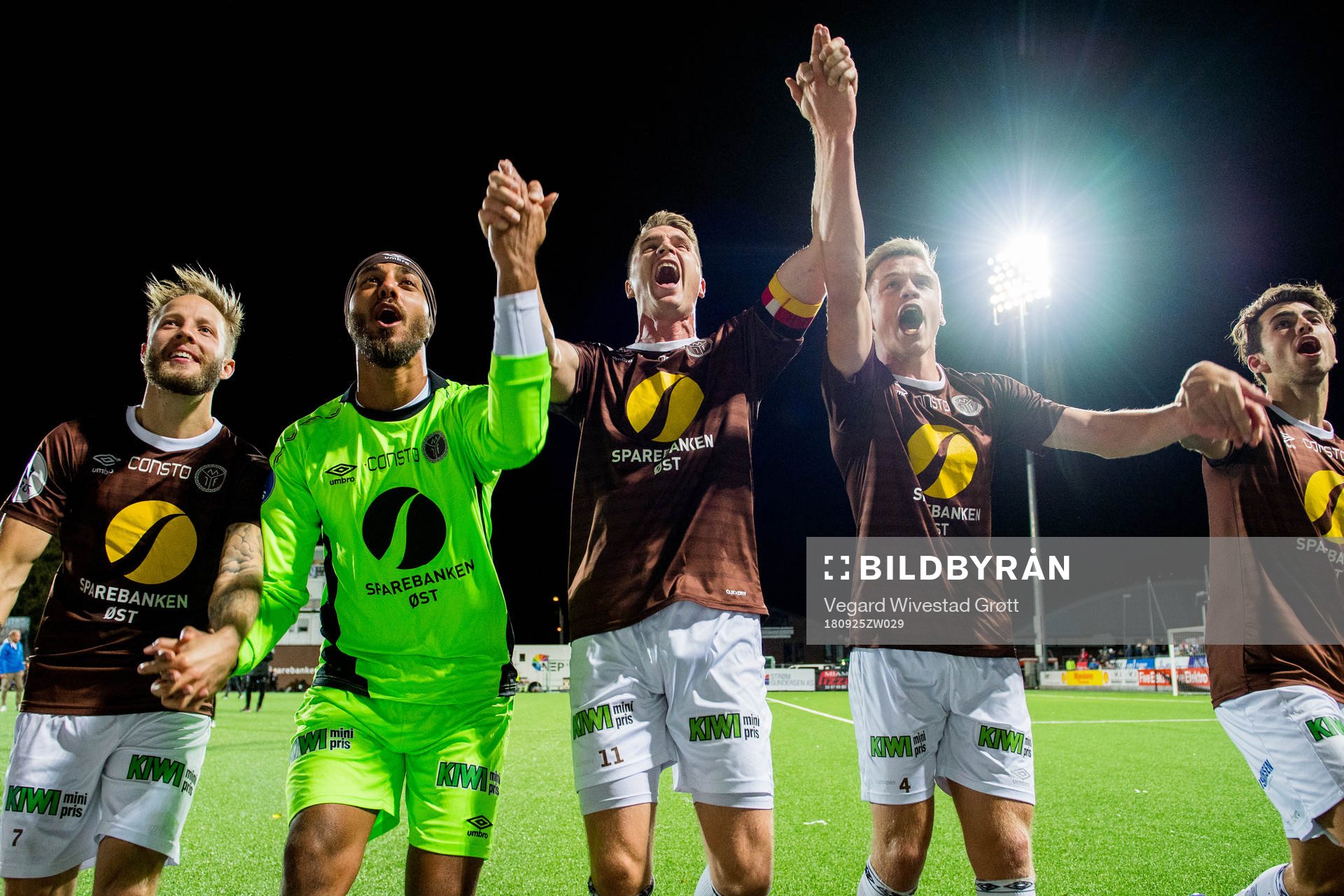 Tonny Brochmann, goalkeeper Sousha Makani, Christian