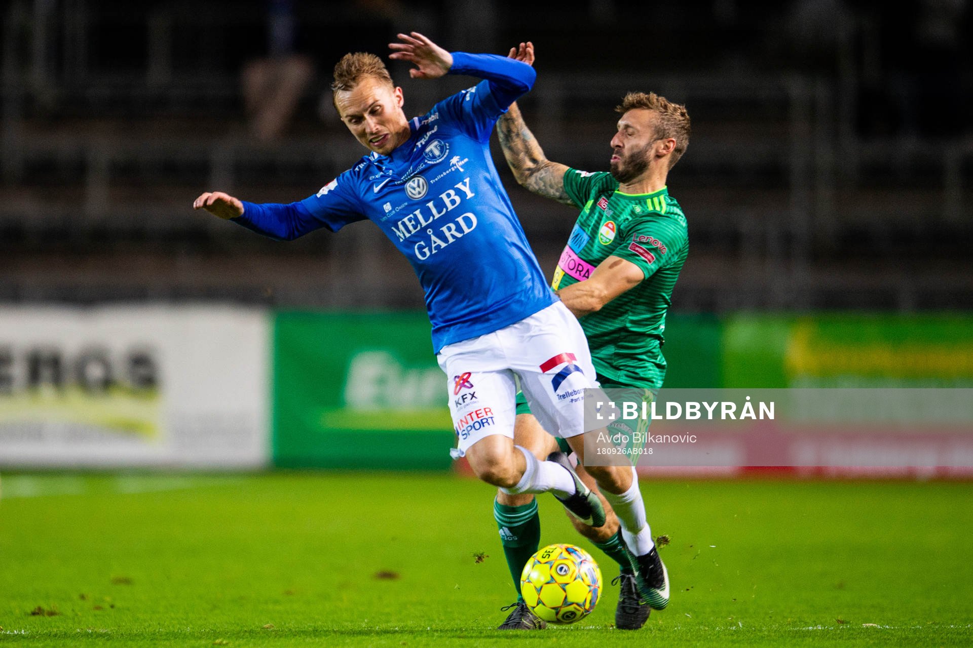 Trelleborgs Albin Nilsson och Dalkurds Kebba Ceesay