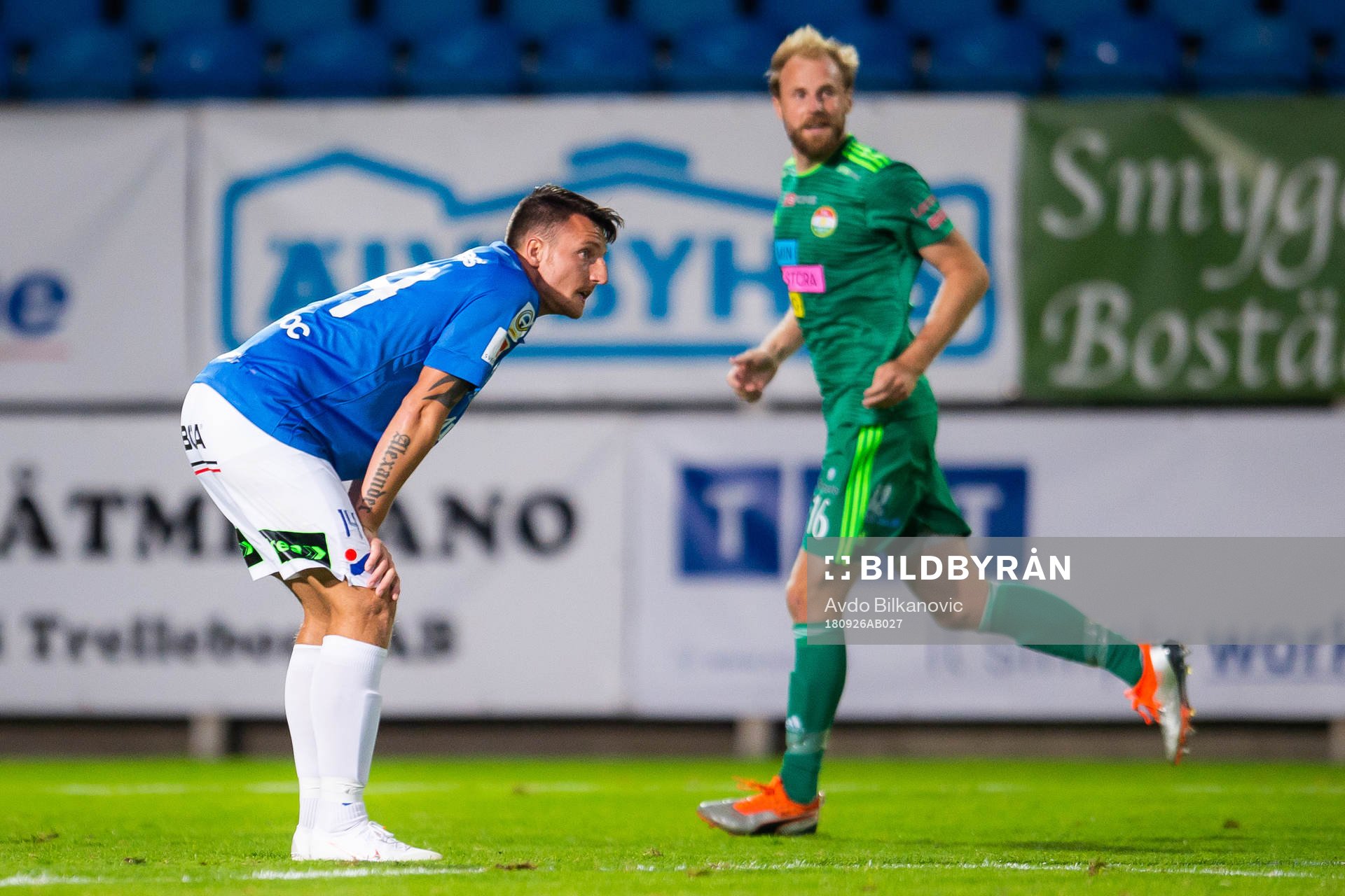 Trelleborgs Alexander Blomqvist deppar medan Dalkurds