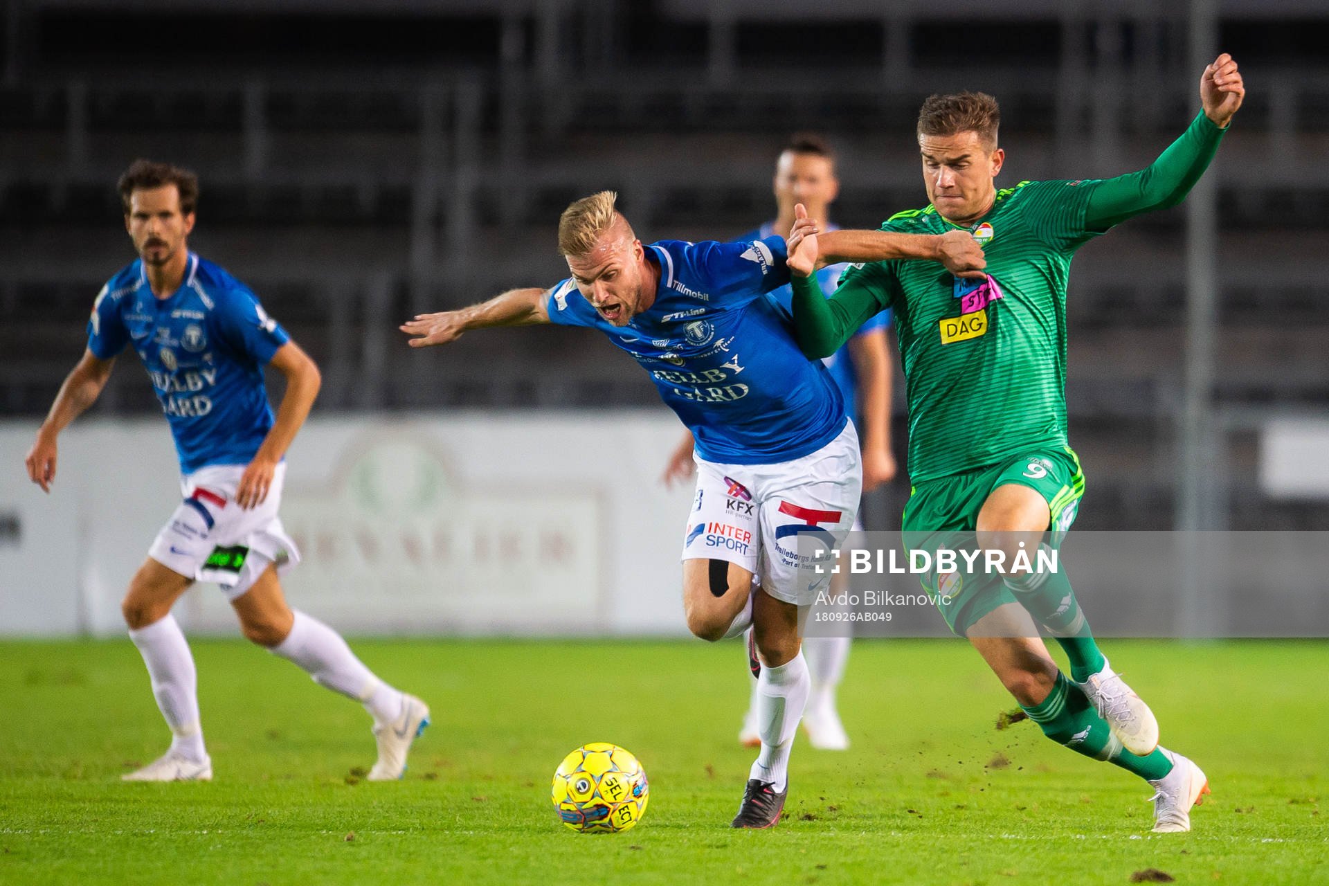 Trelleborgs Robin Nilsson och Dalkurds Eero Markkanen