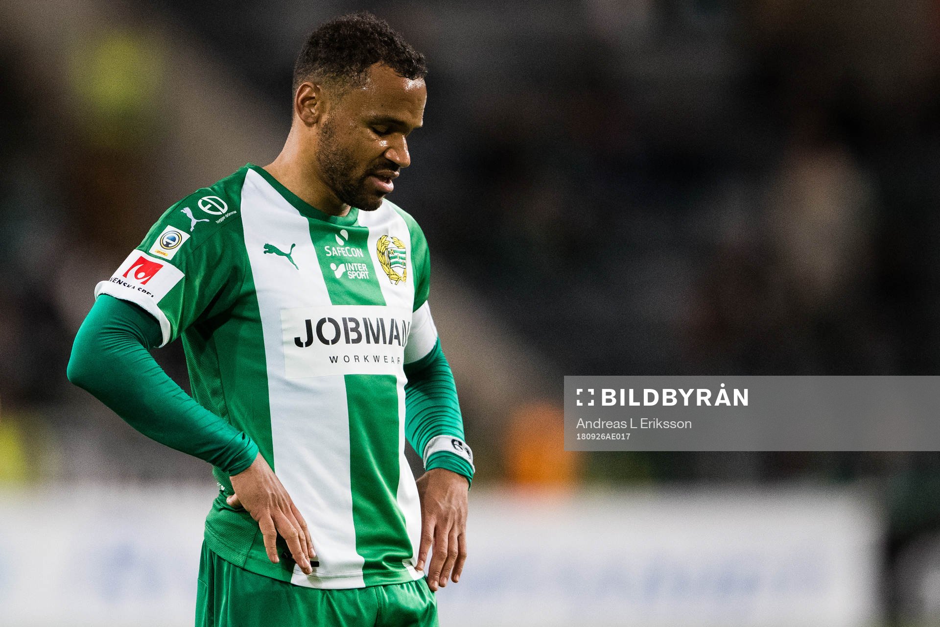 Hammarbys Serge-Junior Martinsson Ngouali deppar