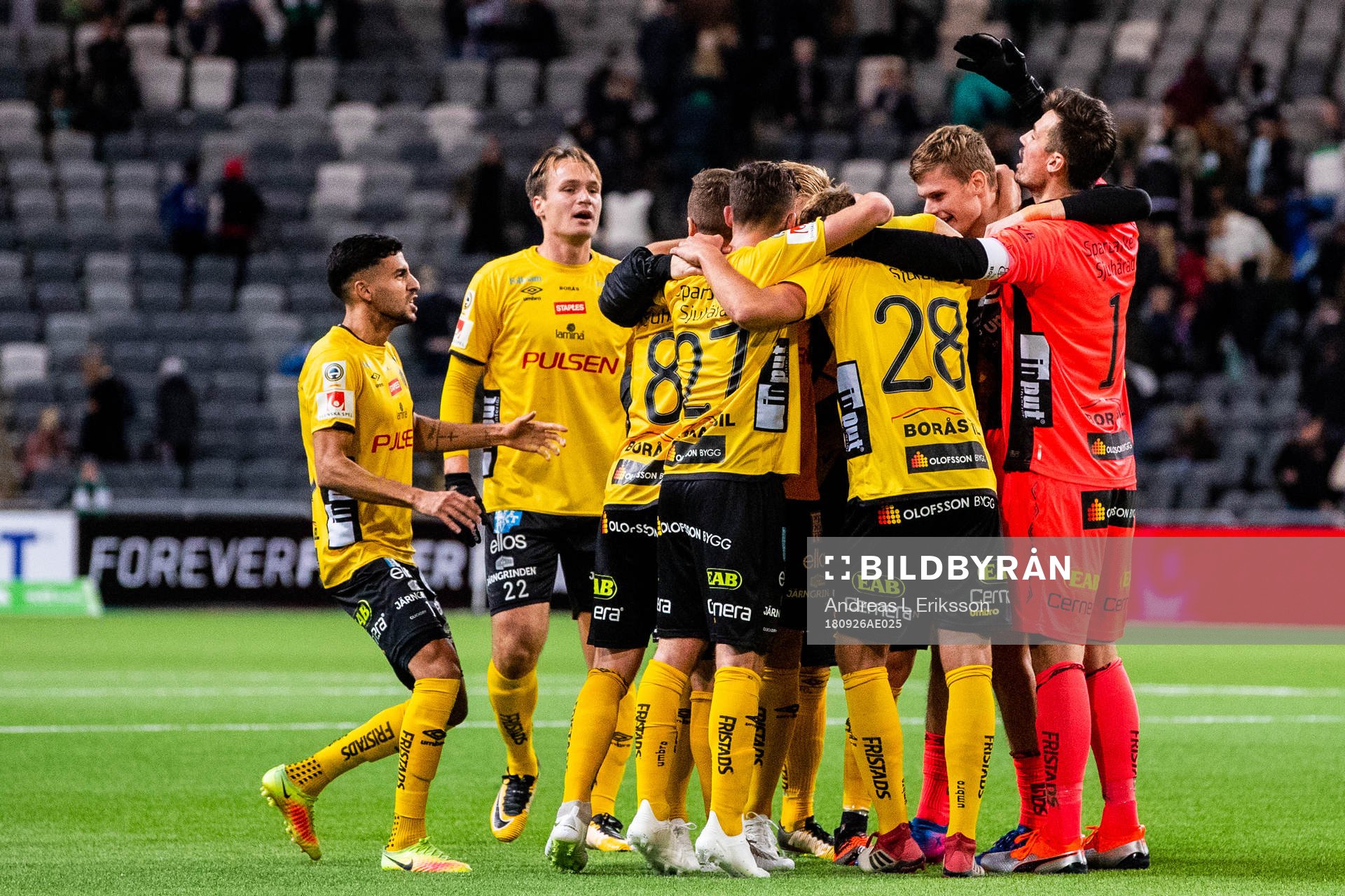 Elfsborgs spelare jublar