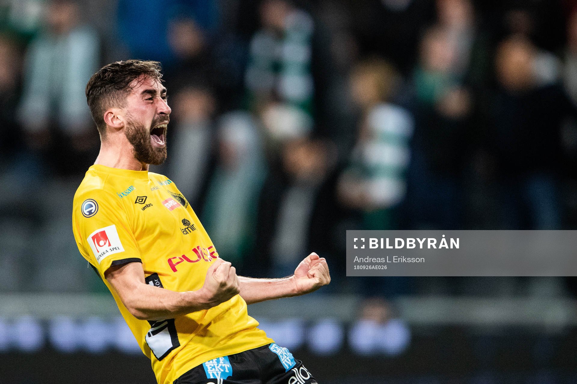 Elfsborgs Frederik Holst jublar