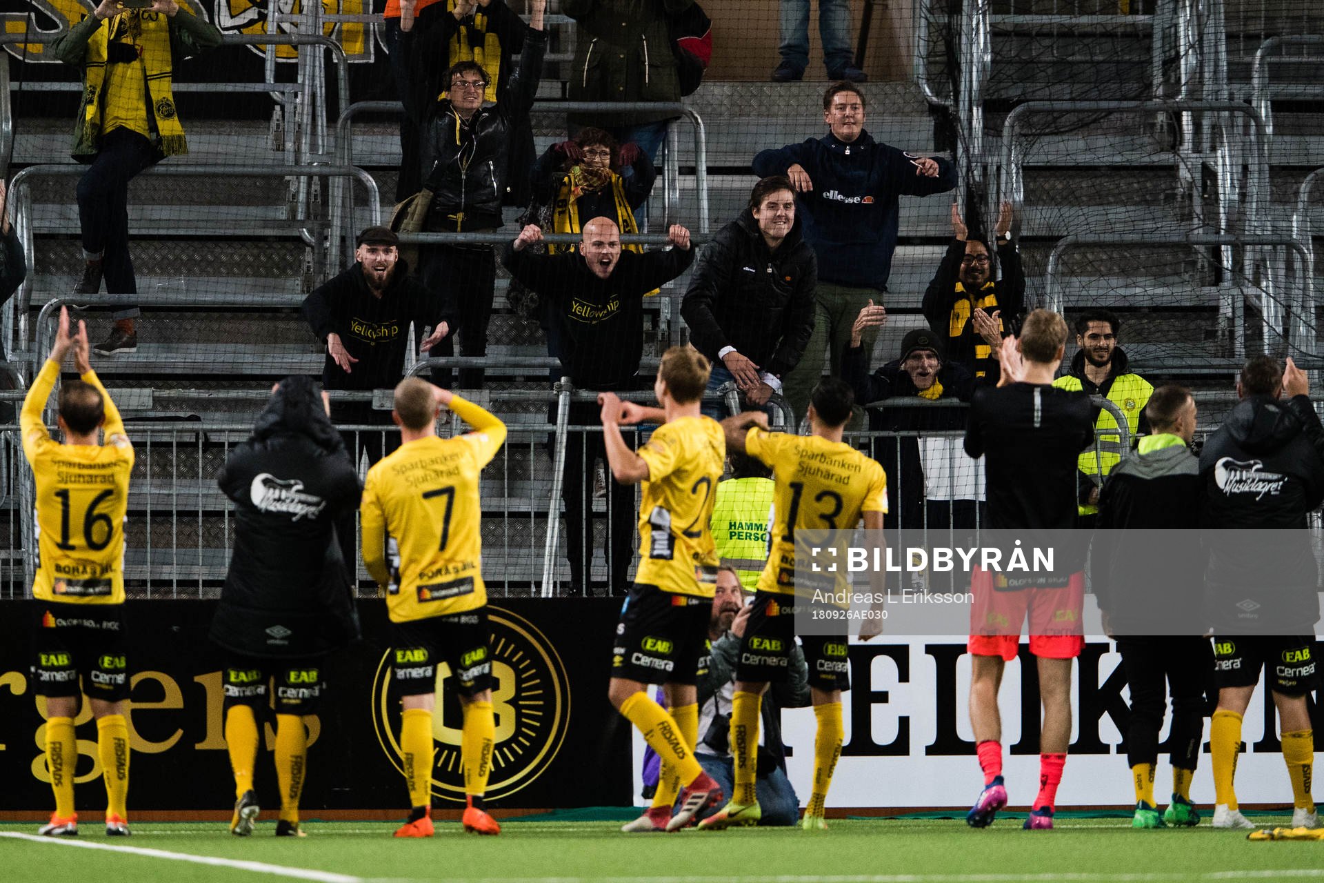 Elfsborgs spelare jublar