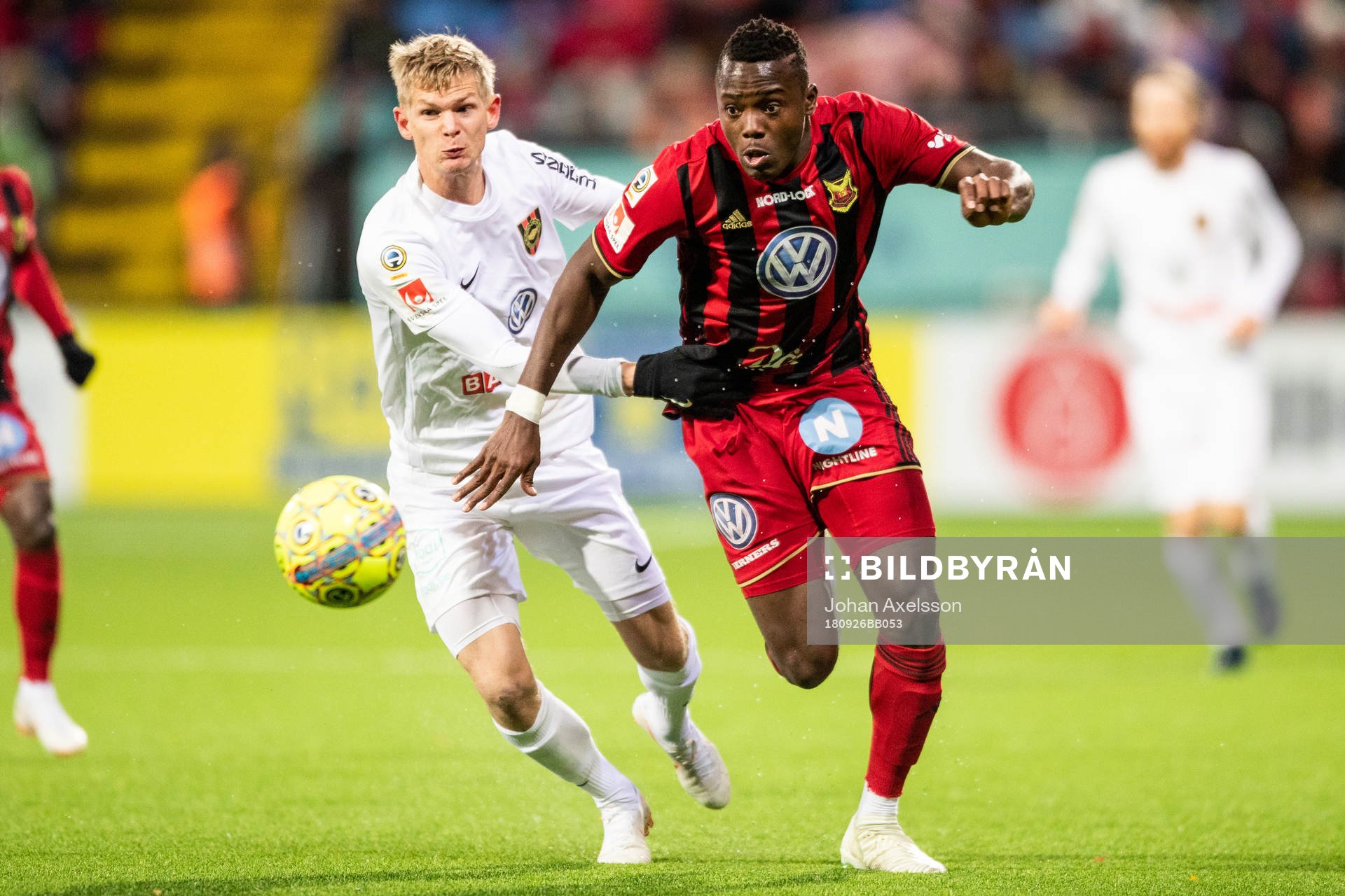 Brommapojkarnas Ludvig Öhman Silwerfeldt och Östersunds