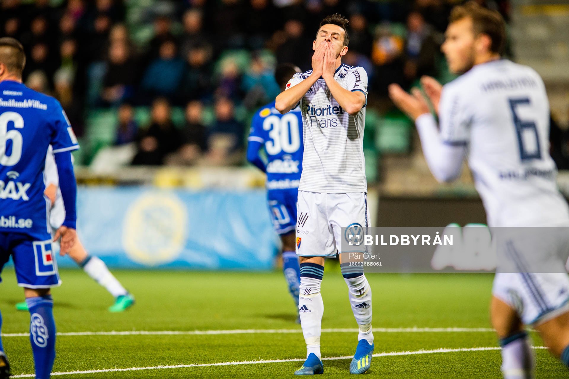 Djurgårdens Haris Radetinac deppar