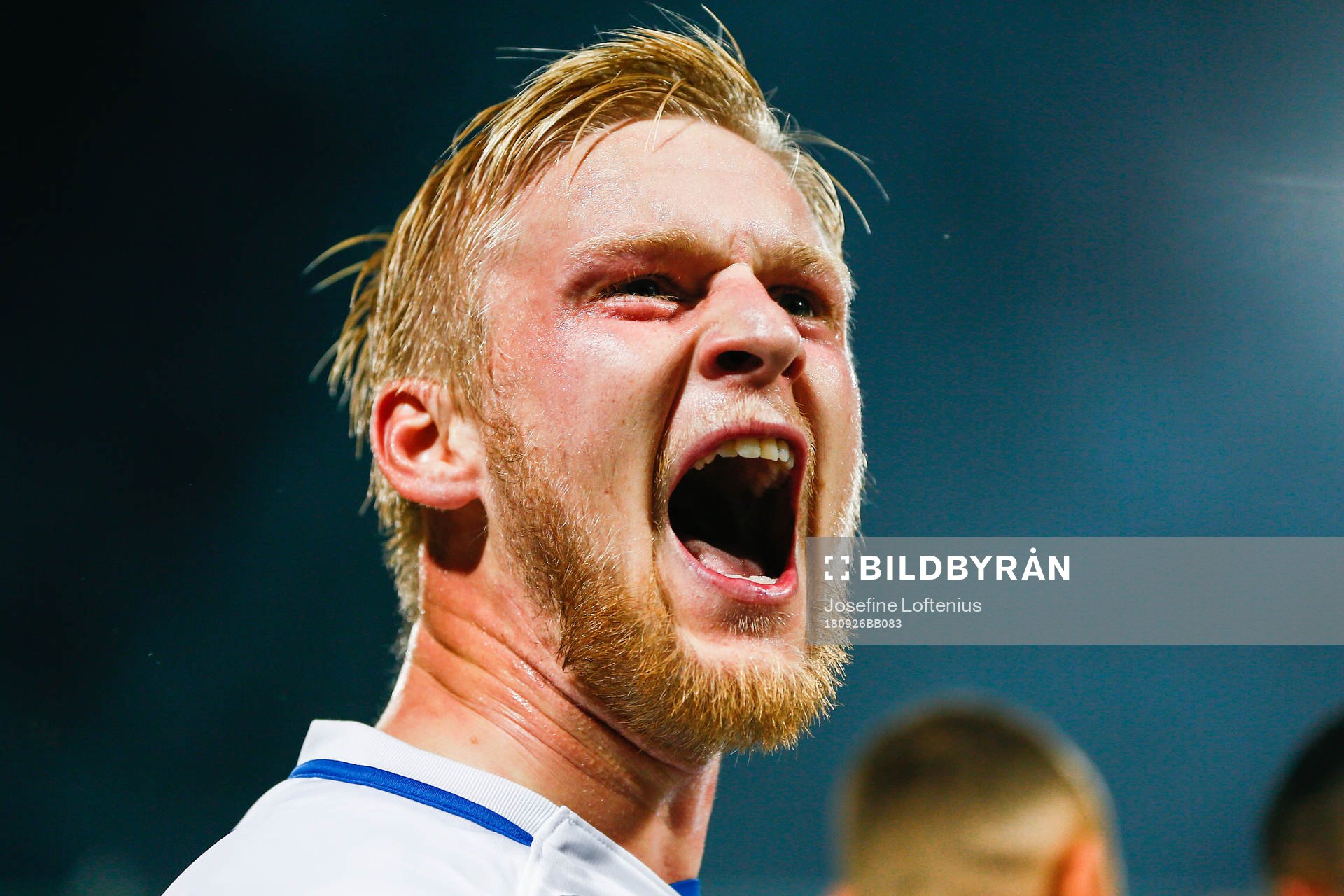 Norrköpings Kalle Holmberg jublar