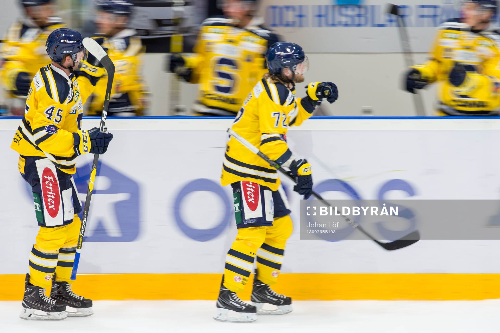 Södertäljes Sebastian Dyk och Nicolai Meyer blir grattade