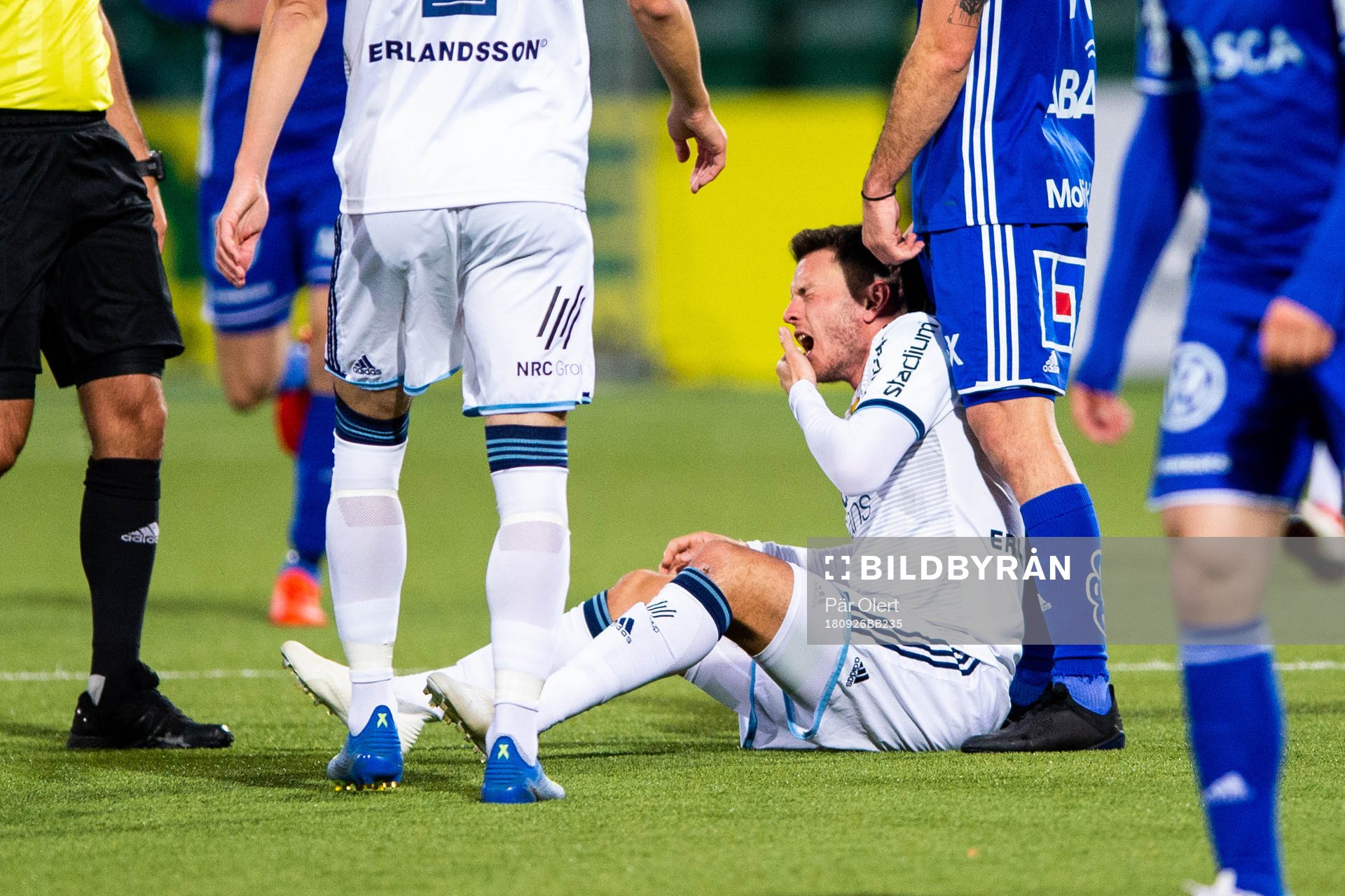 Djurgårdens Kerim Mrabti har ont